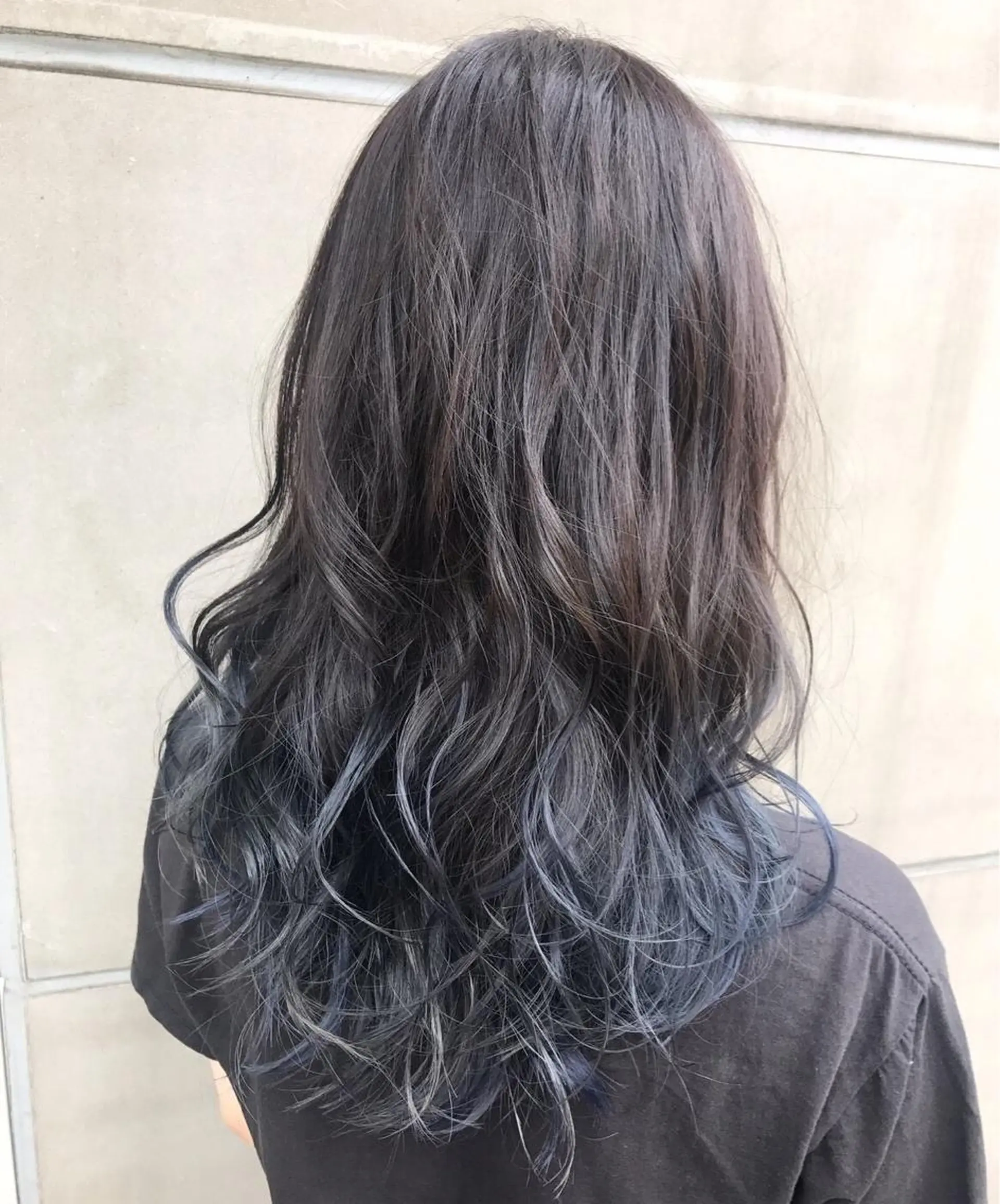 セミロング カラー 北間 寛哉のヘアスタイル
