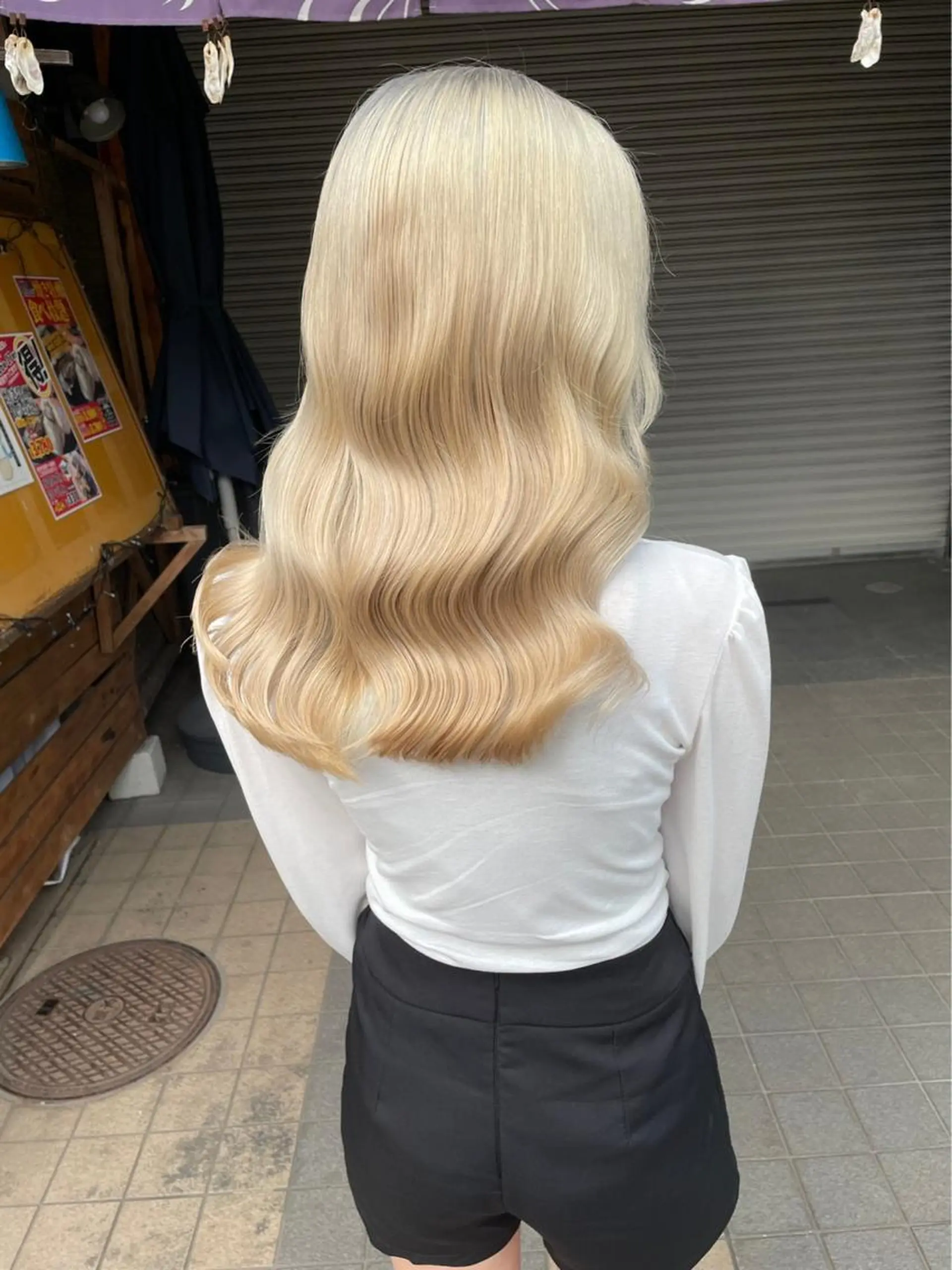 セミロング カラー アッシュ アッシュグレー アッシュグレージュ バレイヤージュ ミストバング カット ヘアカラー トリートメント ダブルカラー特化💍 tiam💍韓国ヘアのヘアスタイル