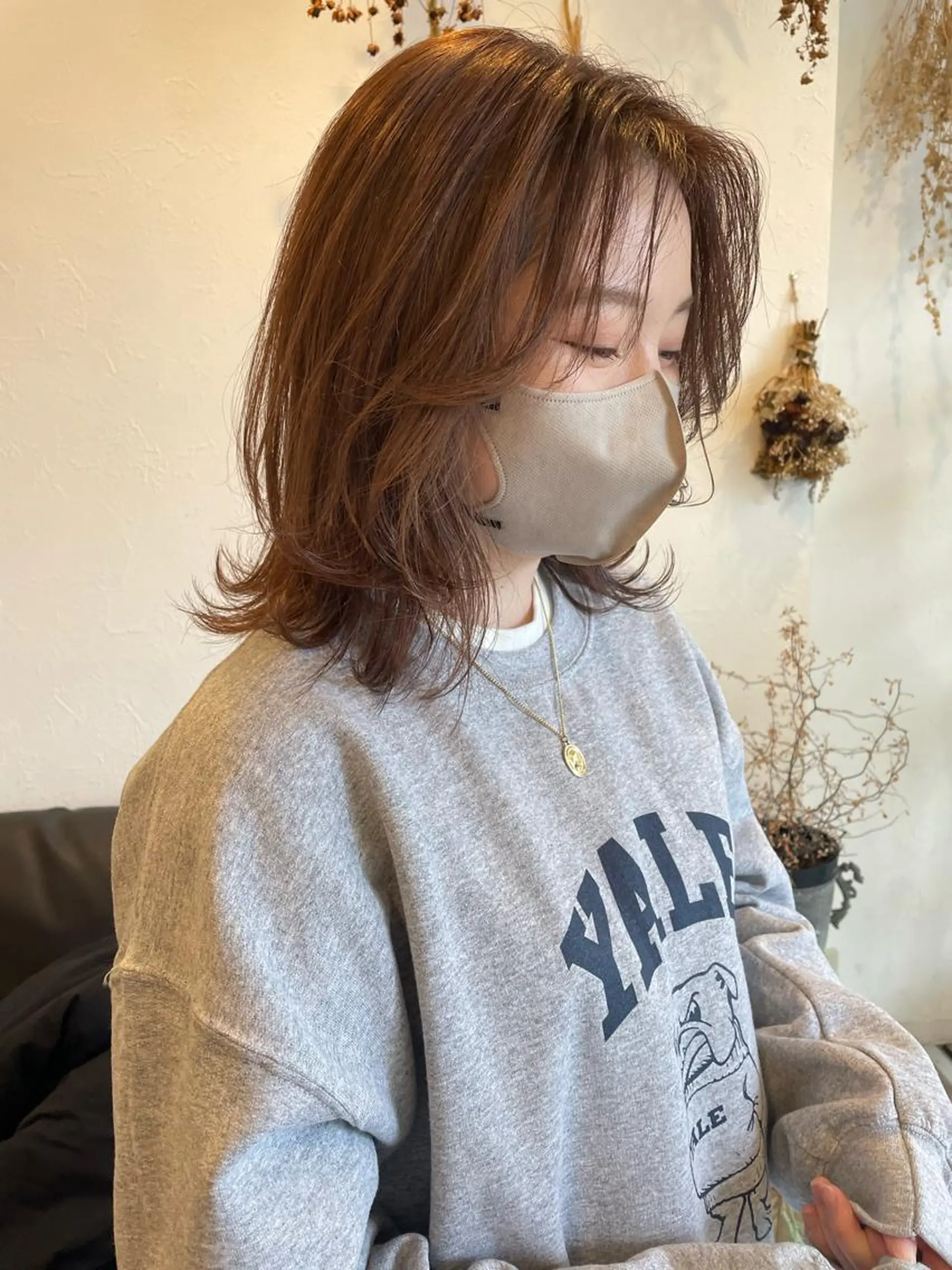 ミディアム カラー レイヤーカット カット ヘアカラー トリートメント m ā l o.🌷 サカモトマイコのヘアスタイル