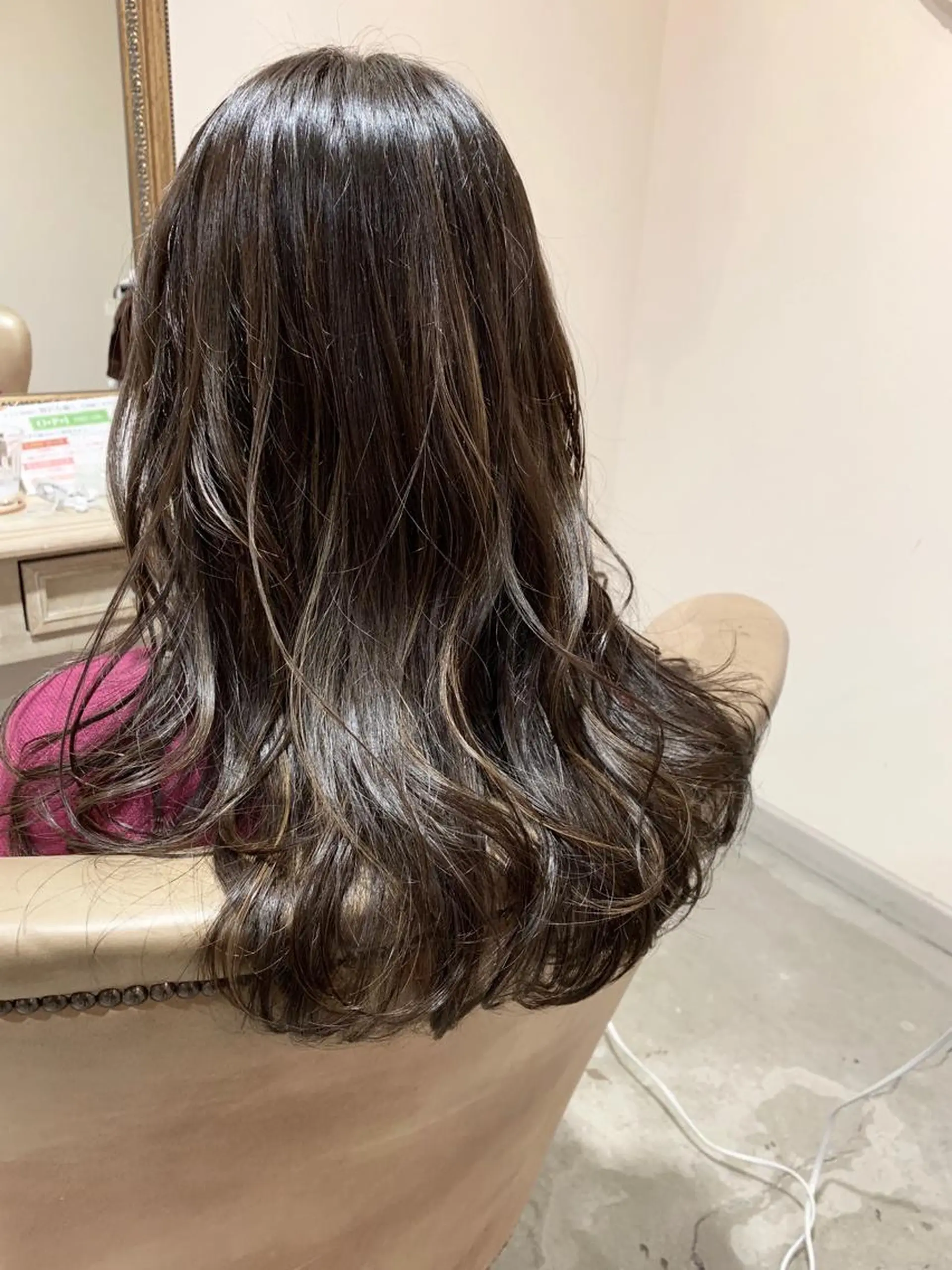 セミロング カラー カット ヘアカラー トリートメント Lolonois池田 代表 鍜治本颯太のヘアスタイル