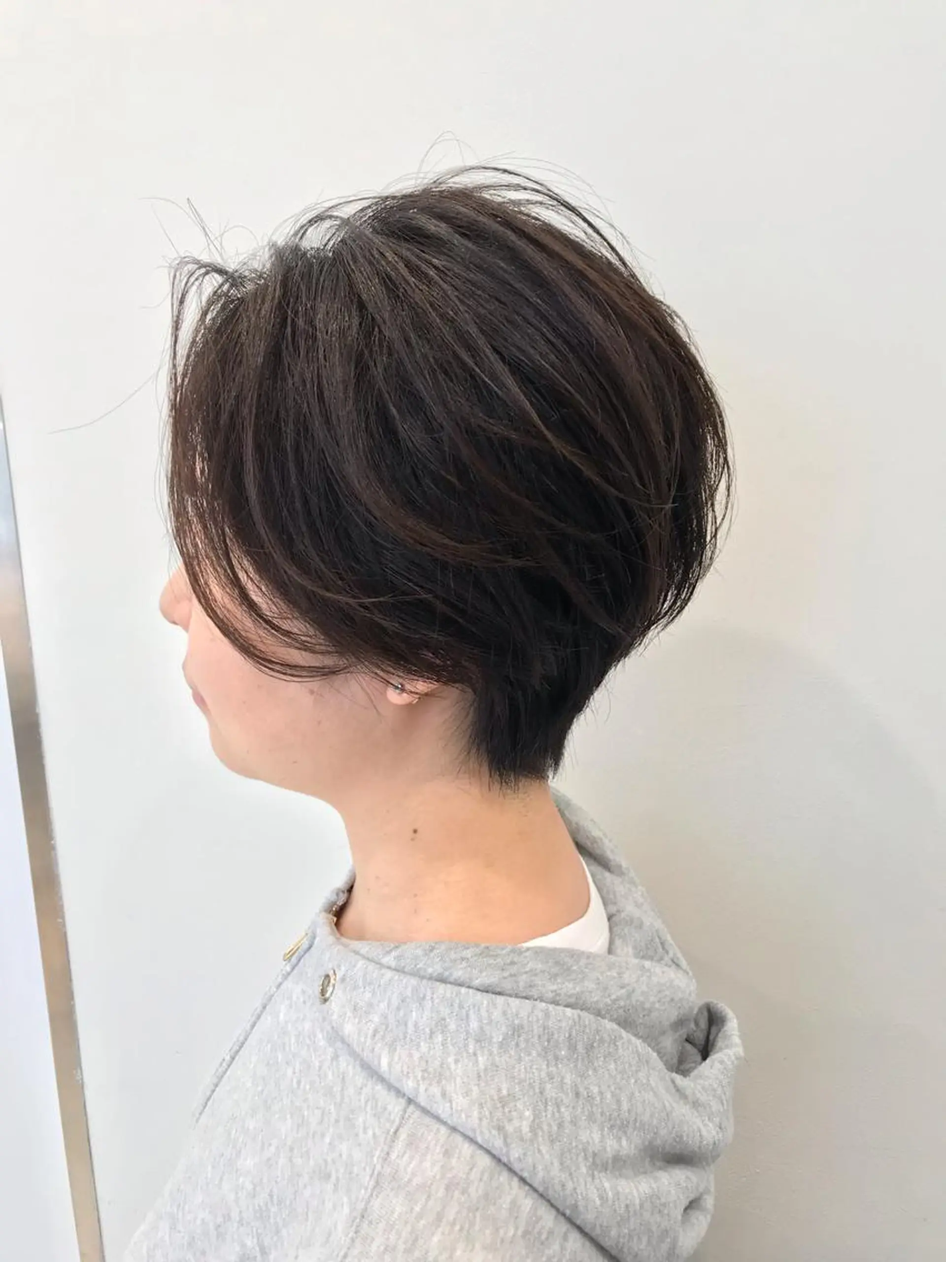 ショート クロスパーマ松永裕久 似合わせカットのヘアスタイル