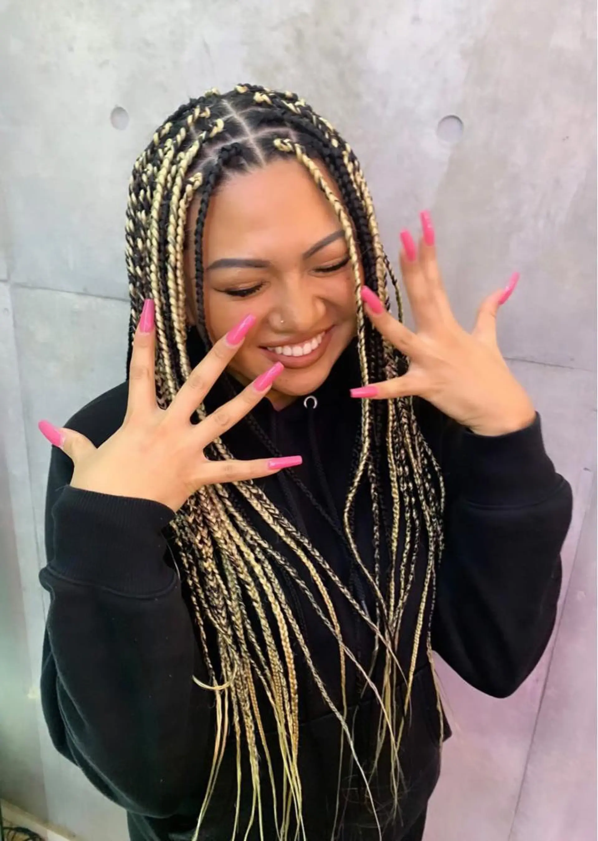 ロング ヘアアレンジ ロング HARURU🪮✨ ブレイズ海外ヘアのヘアスタイル