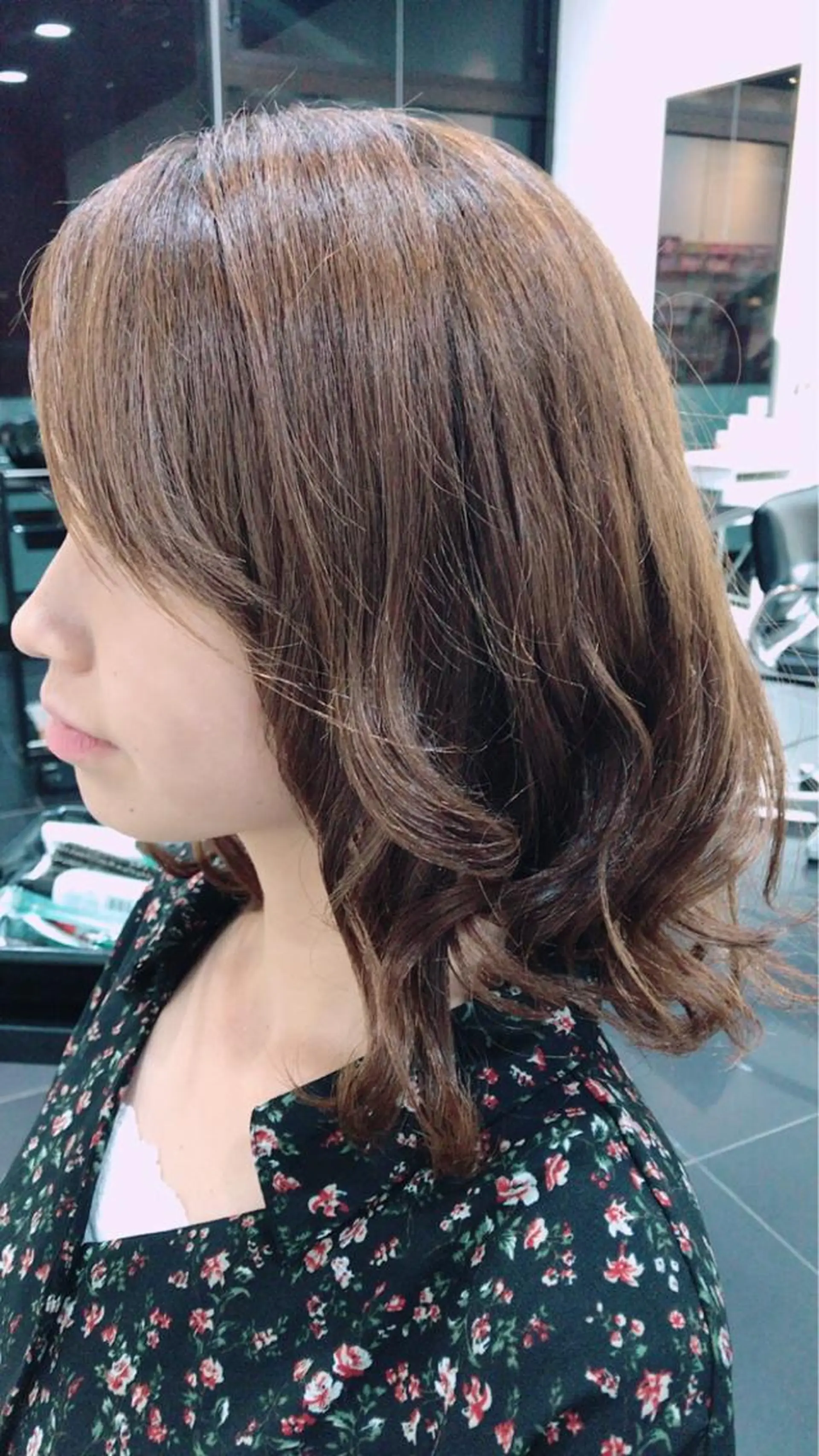 ミディアム パーマ ヘアアレンジ 関口 友行のヘアスタイル