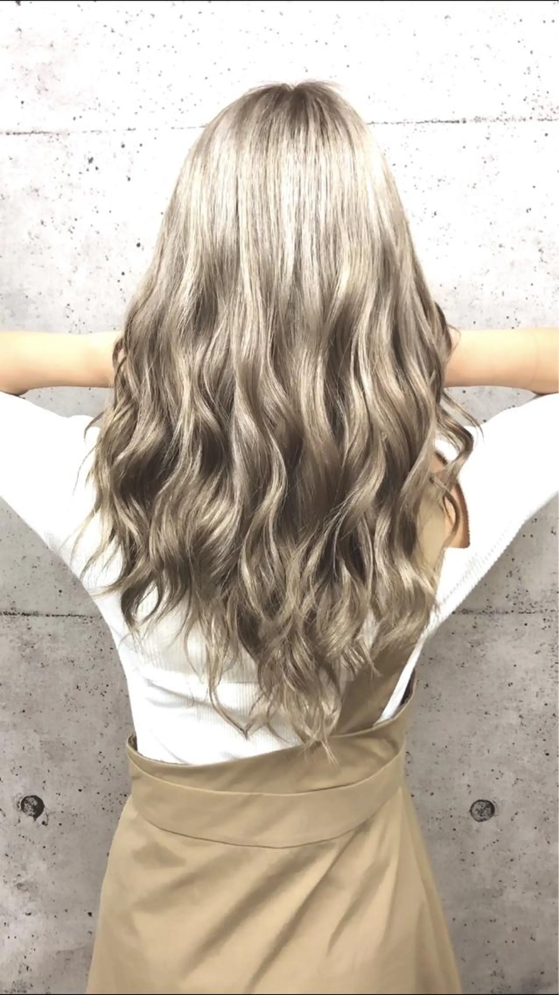 ロング カラー ブリーチ 奥山義進/大宮 /ダブルカラーのヘアスタイル