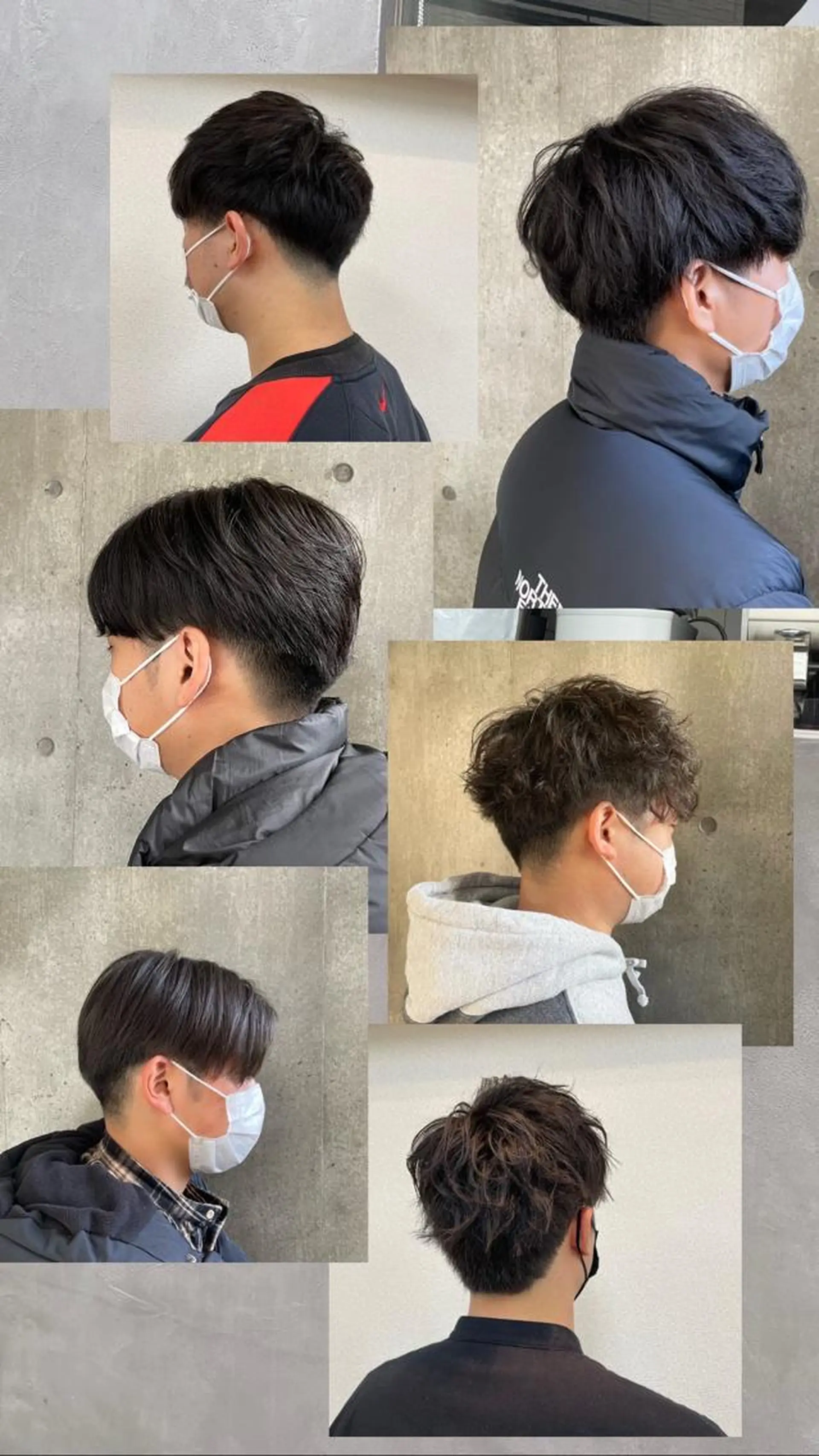 メンズ もりたみかこ 美容師お休み中のヘアスタイル