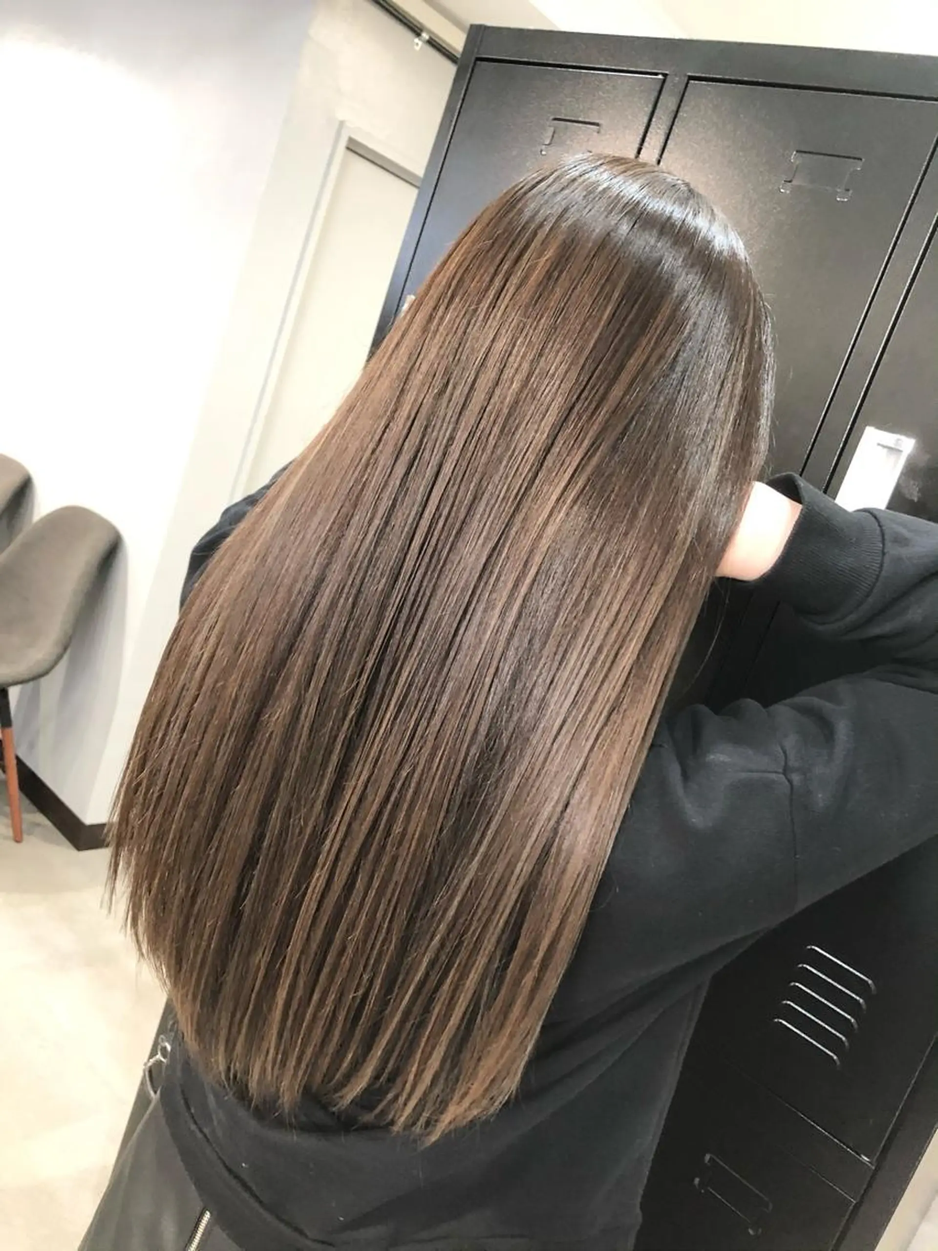 ロング カラー ベージュカラー ブラウンカラー ブラウンベージュ 艶髪✨/似合わせ✨/ pool難波/直紀のヘアスタイル