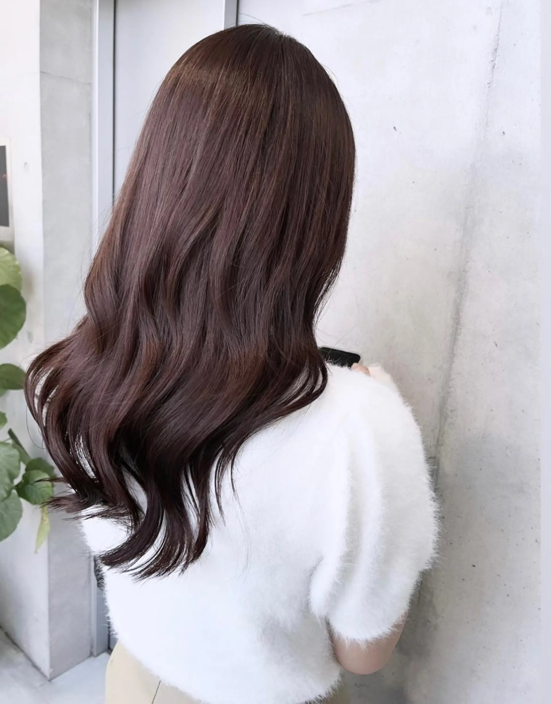 ロング カラー パーマ ヘアアレンジ 透明感/オリーブ/ グレージュ/YUKAのヘアスタイル