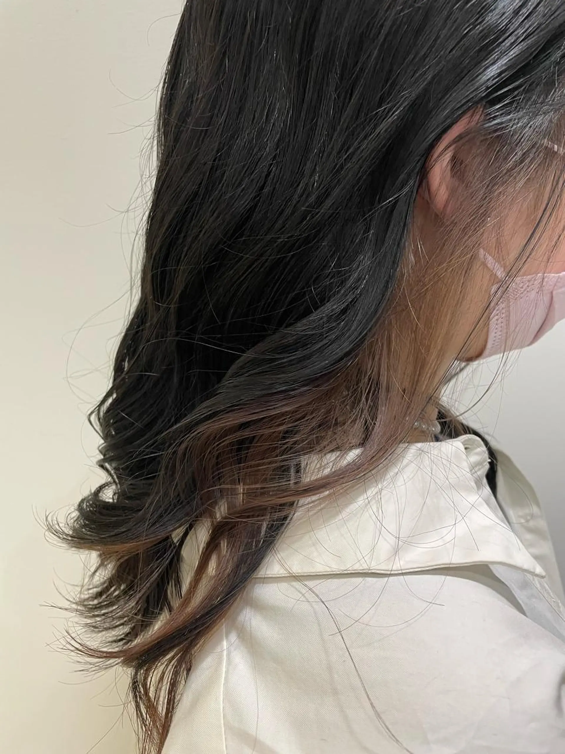 カラー ブリーチ/ハイトーン ピンク/ベージュ🎟のヘアスタイル