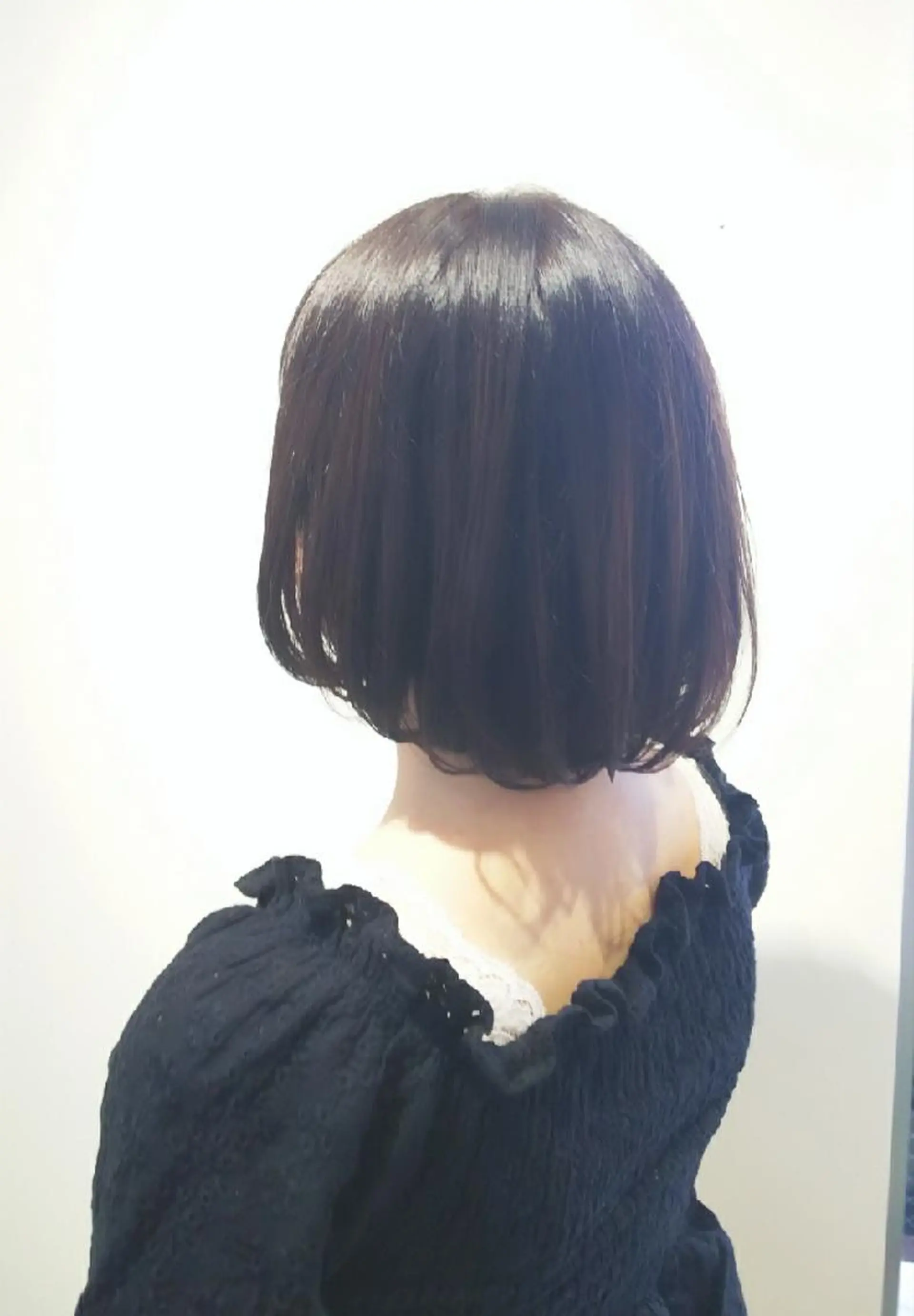 ミディアム カラー パーマ ボブ 宮本 克也のヘアスタイル