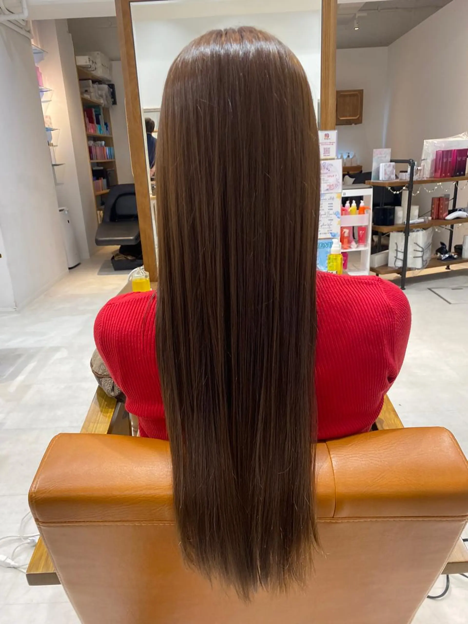 ロング カラー ヘアカラー 山﨑 燦人のヘアスタイル