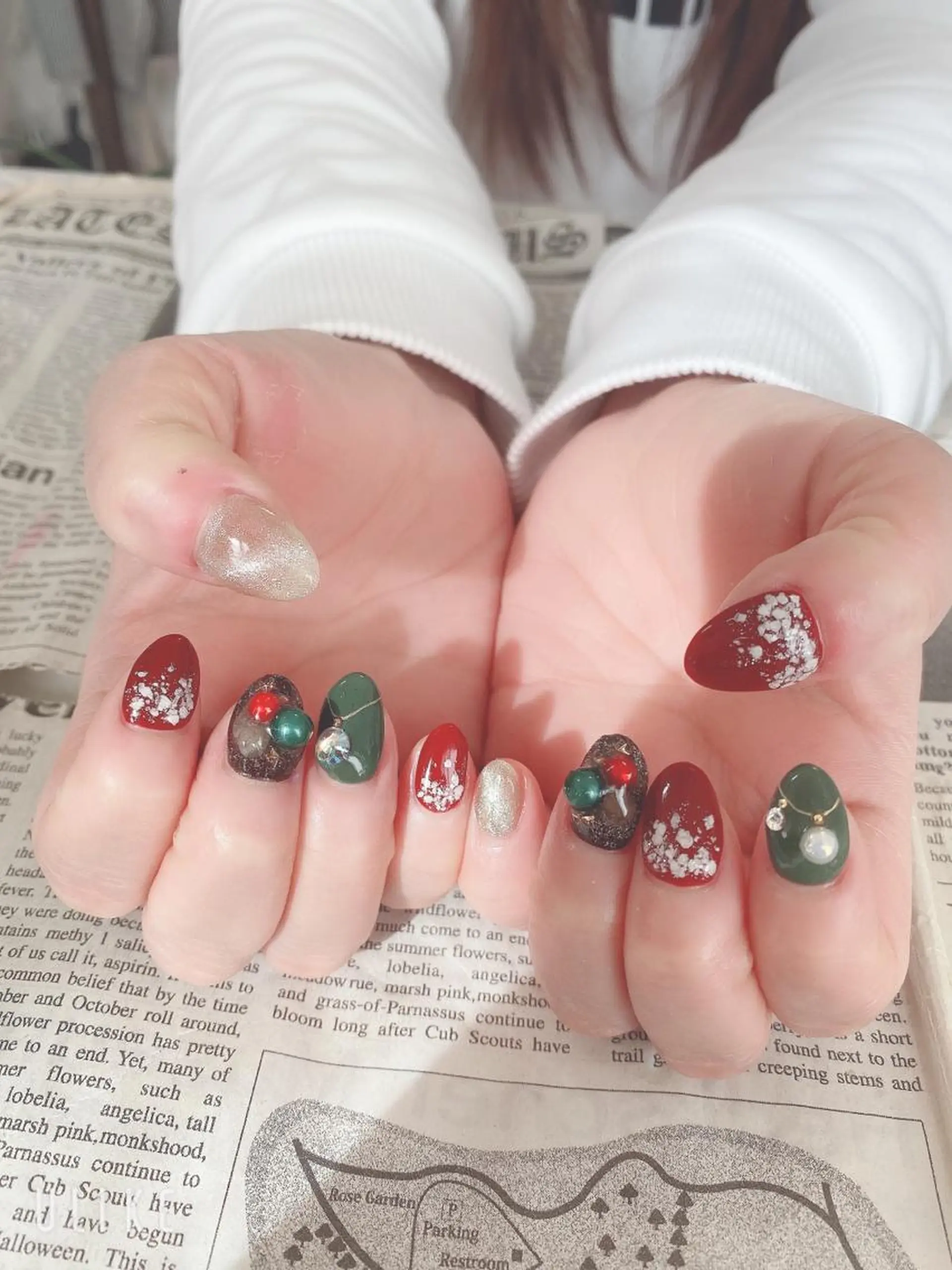 ネイル ハンドネイル ハンドケア 森山 舞のネイルデザイン