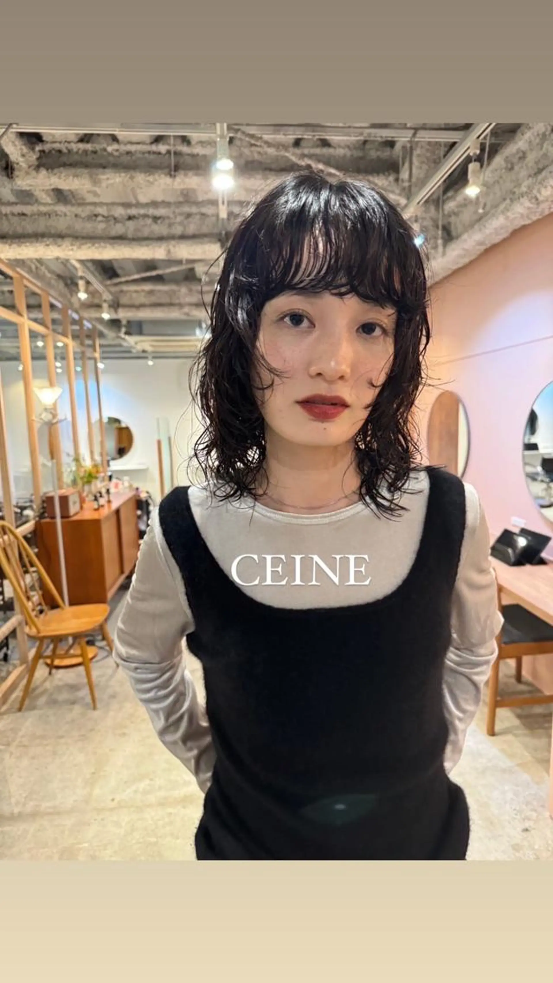 ショート カラー パーマ ショートボブ アディクシーカラー ブリーチ ケアブリーチ デザインカラー カット ヘアカラー トリートメント CEINE PATHのヘアスタイル