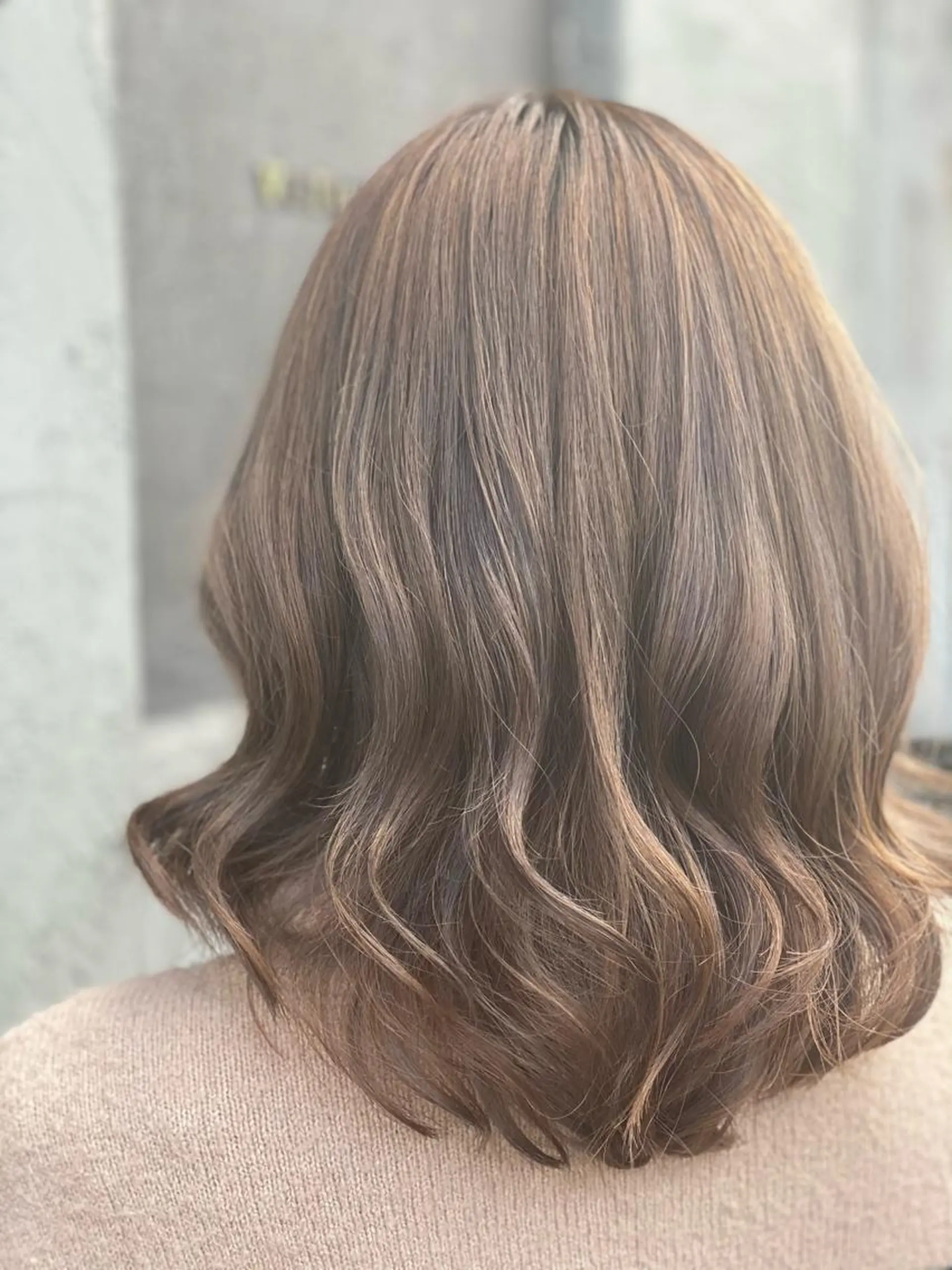 セミロング ヘアカラー veretta本店 店長　　小林孝史のヘアスタイル