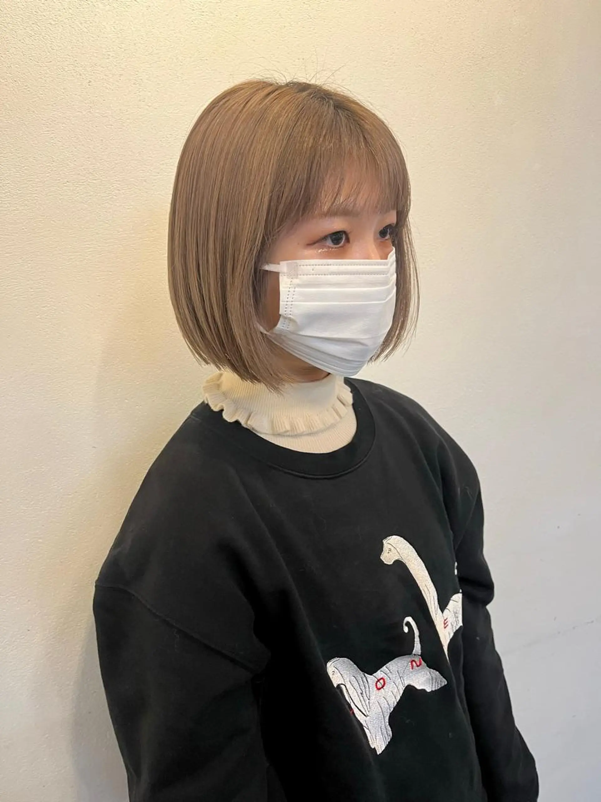 ショート ボブ ヘアカラー bijou chiharuのマツエク・マツパデザイン