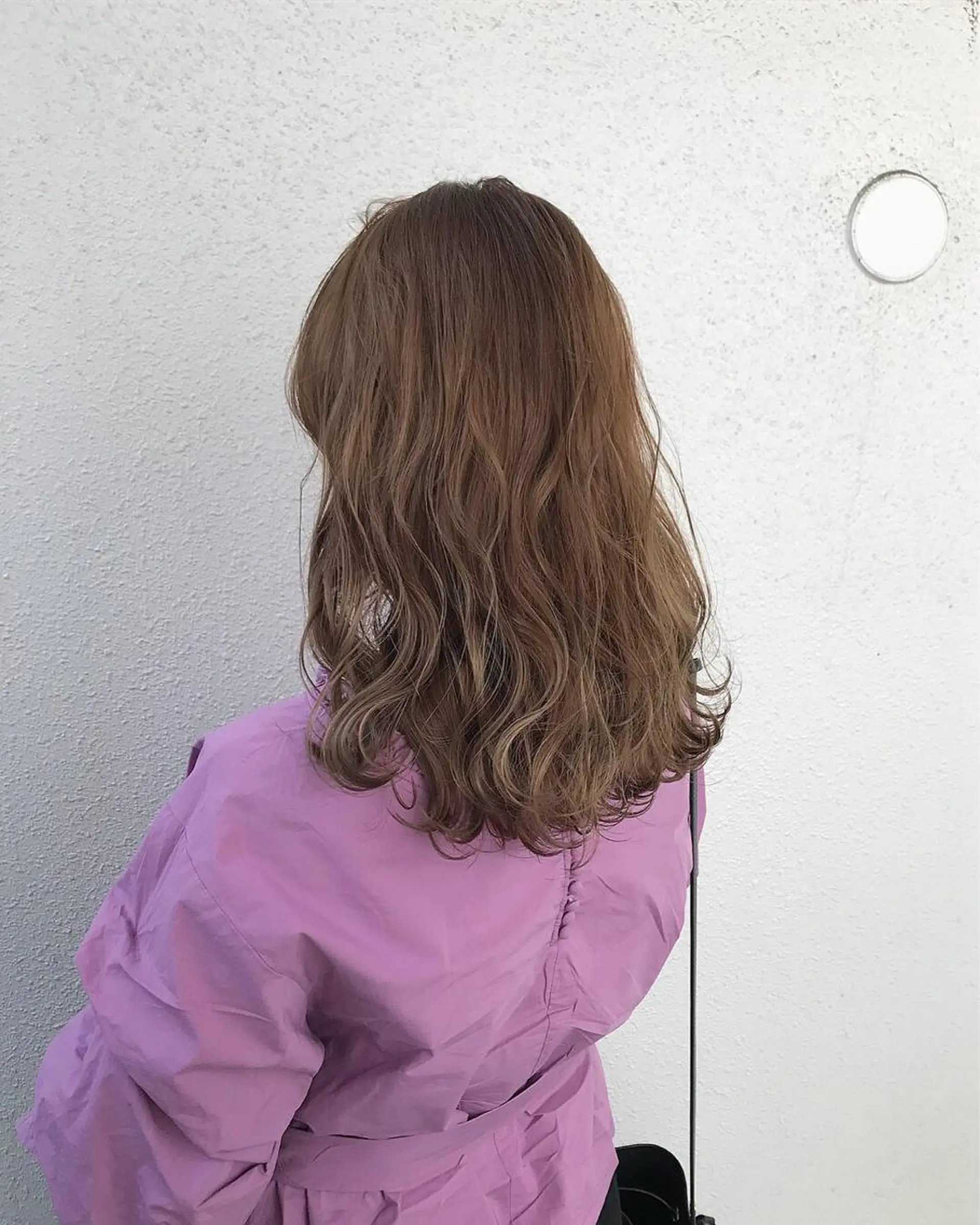 セミロング カラー ベージュカラー ブリーチ ハイライトカラー ハイライト インナーカラー/天神 ブリーチ/吉田のヘアスタイル