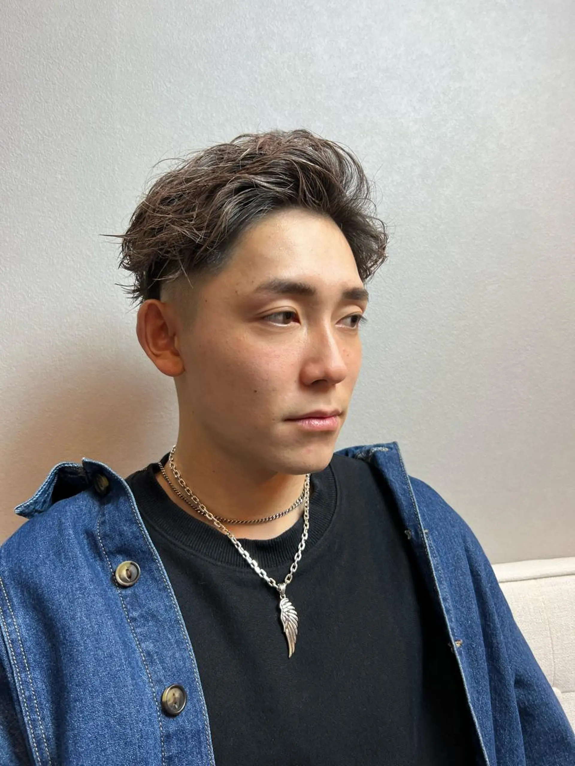 ショート ショートヘア カット パーマ SHION men's permのヘアスタイル