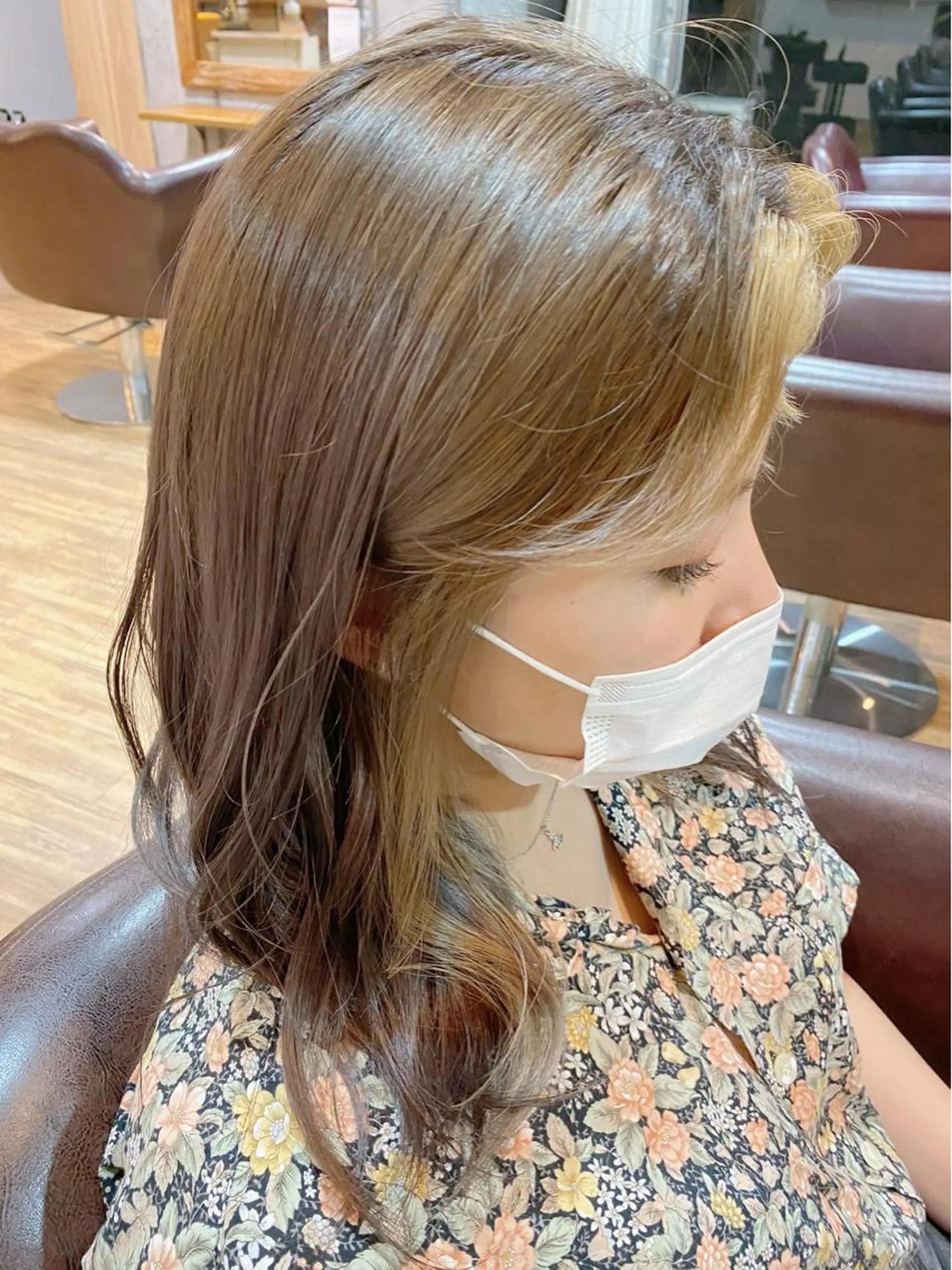 セミロング カラー シールエクステ 🪽CHIAKIのヘアスタイル