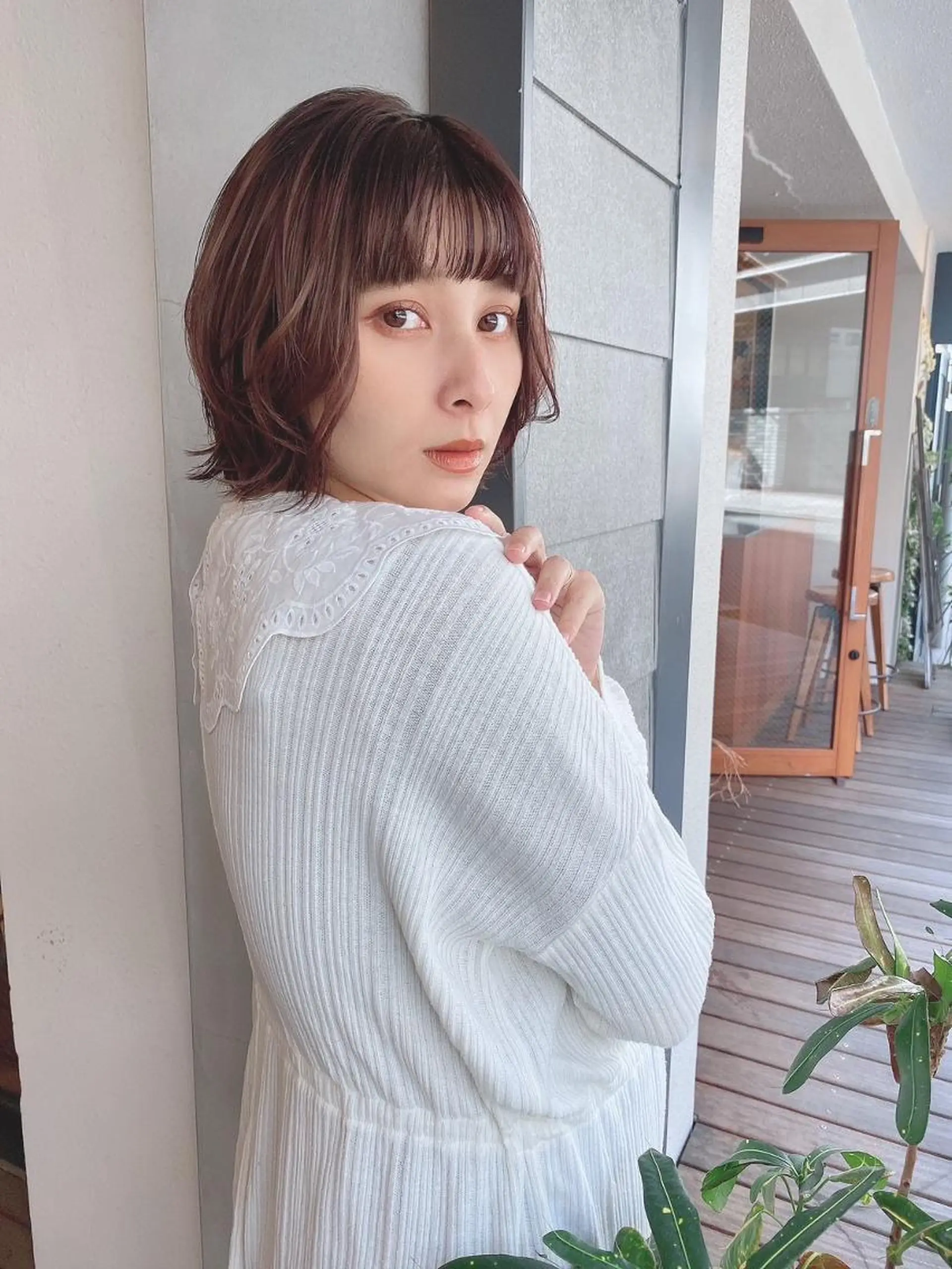 ミディアム カット ヘアカラー パーマ ⭐️Shelter by TOKYO⭐️のヘアスタイル