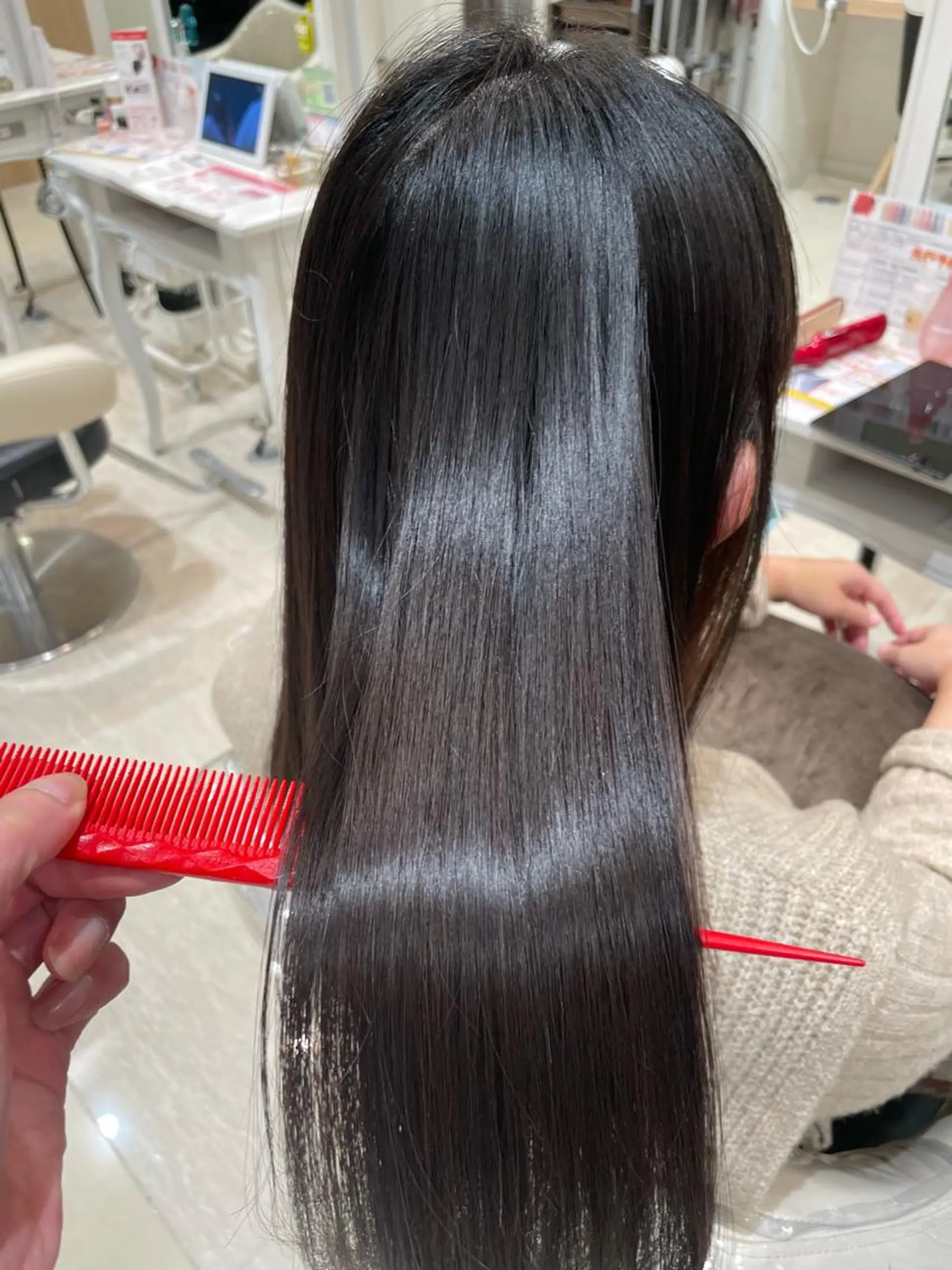 ロング カット 縮毛矯正 トリートメント ✨酸性ストレート✨ 南川だいさくのヘアスタイル