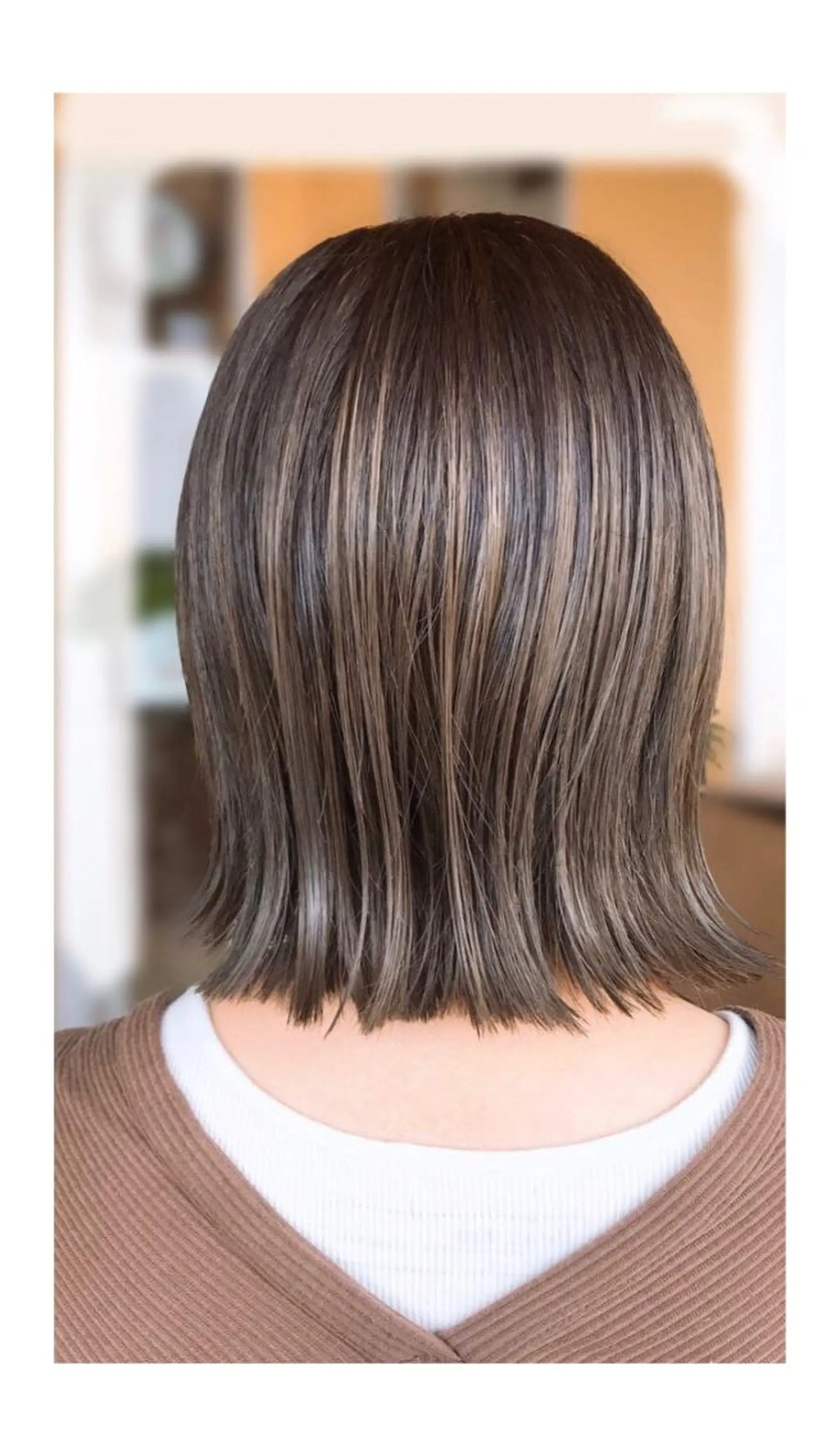 ショート カラー 切りっぱなしボブ アッシュ ボブ カット hair works raptureのヘアスタイル