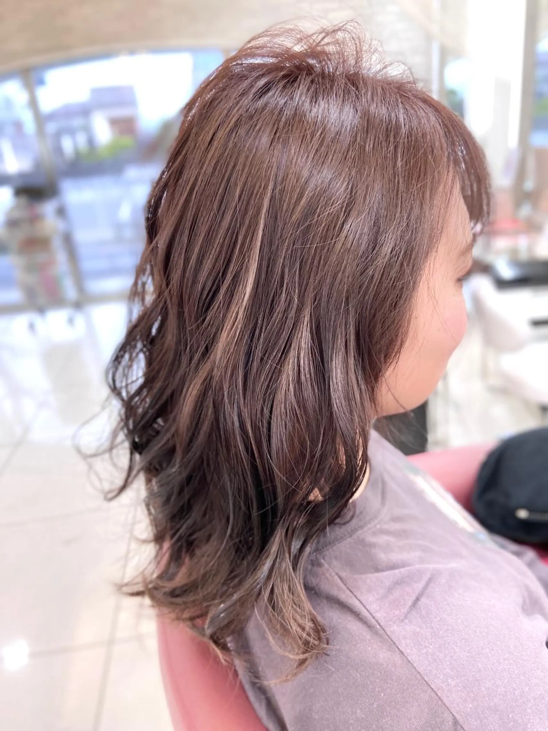 セミロング カラー 【髪質改善×カラー】 QUALIS沓掛貴浩のヘアスタイル