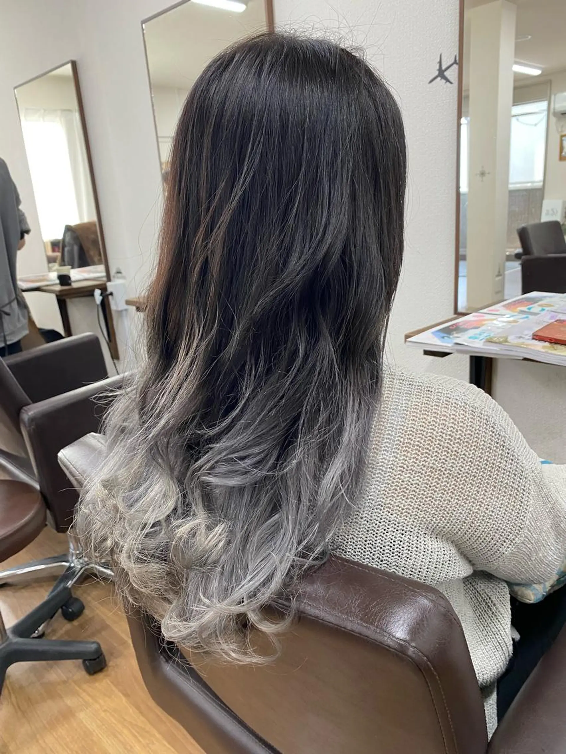 ロング カラー 森田 滉平のヘアスタイル