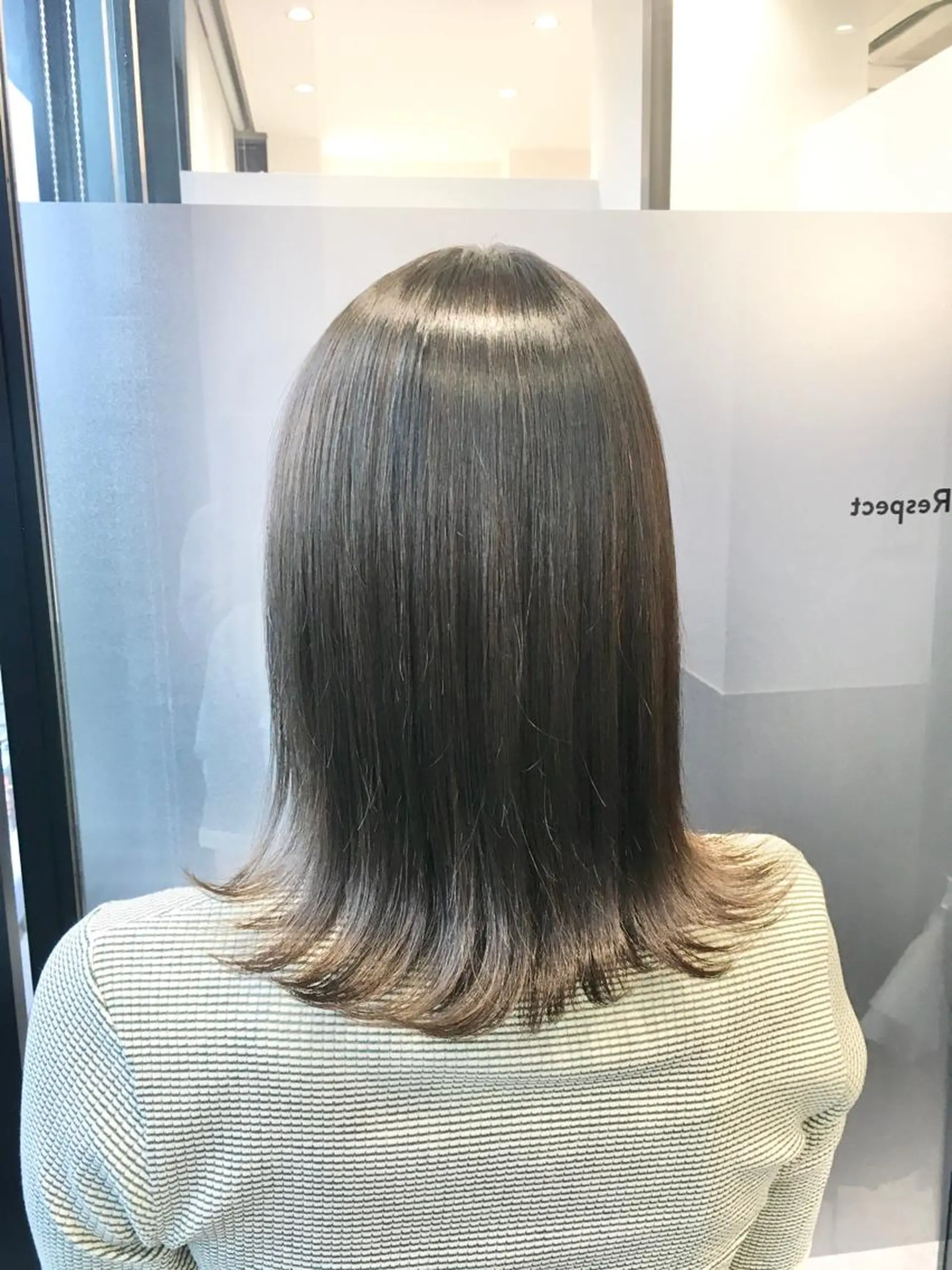ミディアム カラー ヘアカラー トリートメント ヘアセット yoshi ☆のヘアスタイル