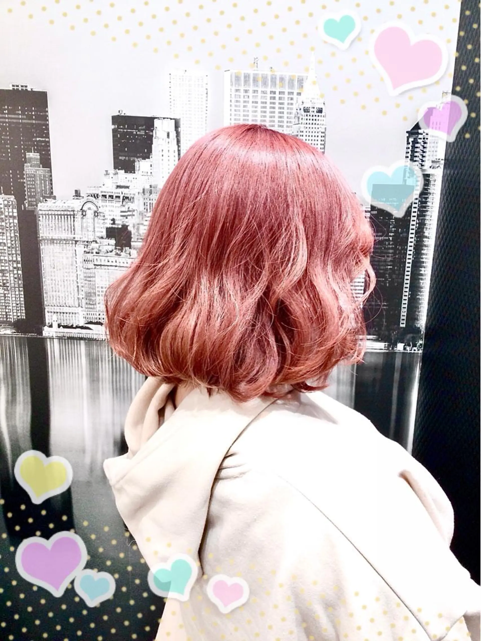 ミディアム カラー Annon プライベートサロンのヘアスタイル