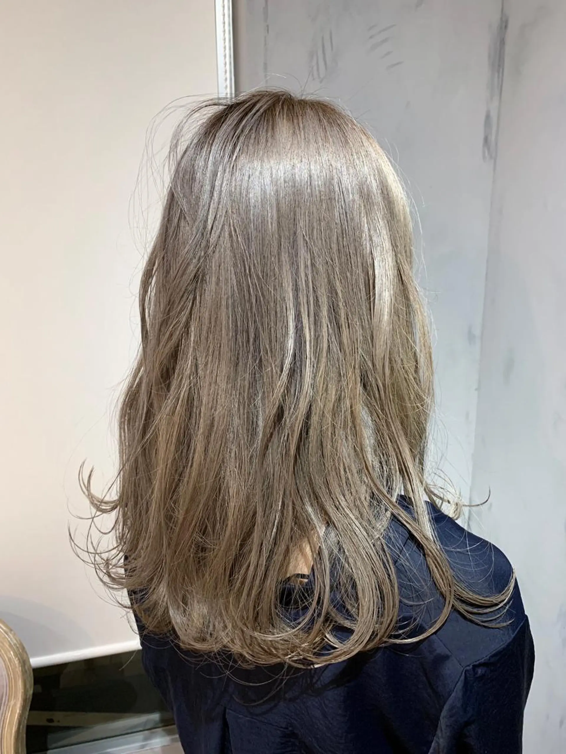 ロング カラー グレージュ カット ヘアカラー トリートメント レイヤー/髪質改善/ ブリーチ/コタケのヘアスタイル