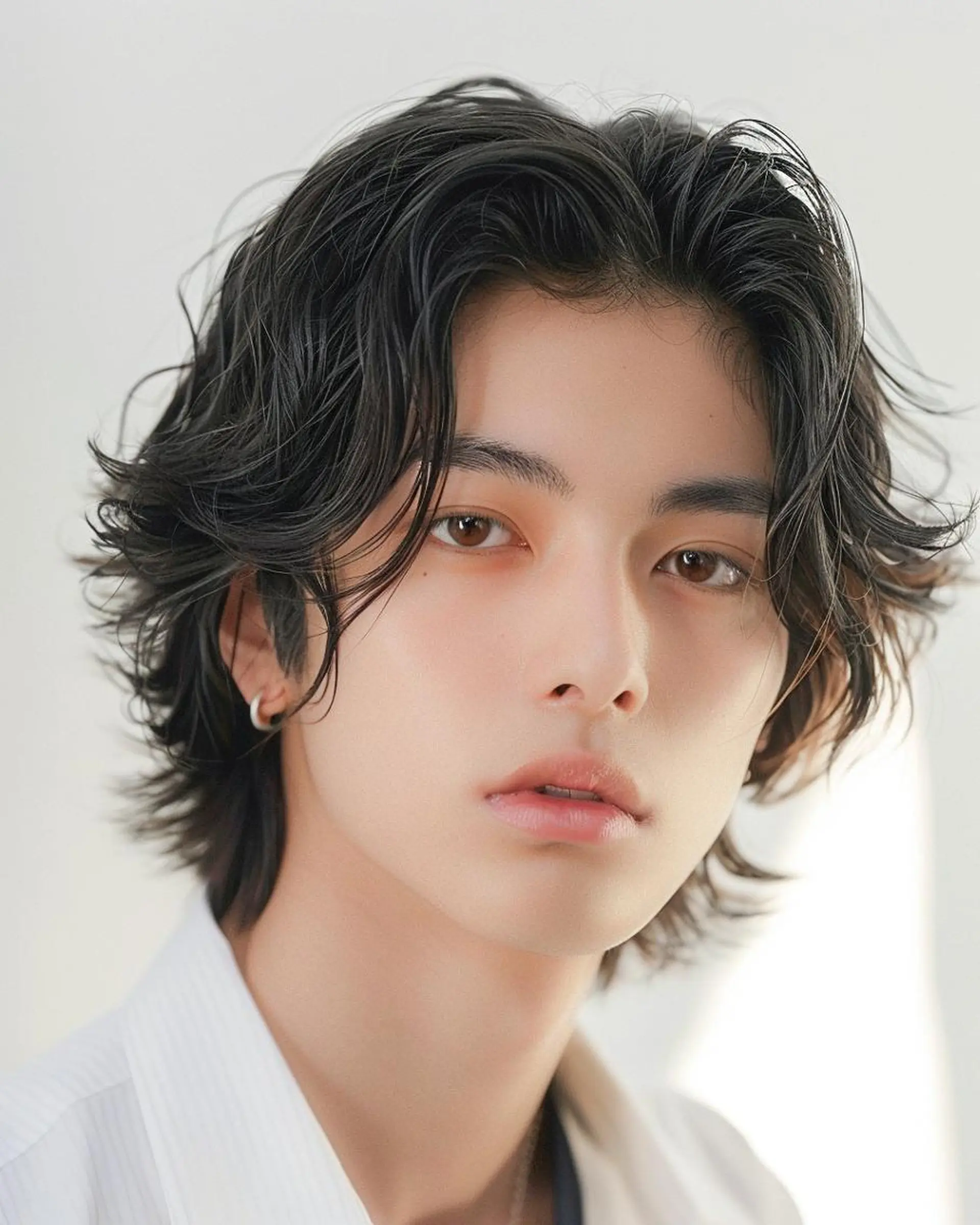 ショート メンズカット デザインカラーのヘアスタイル