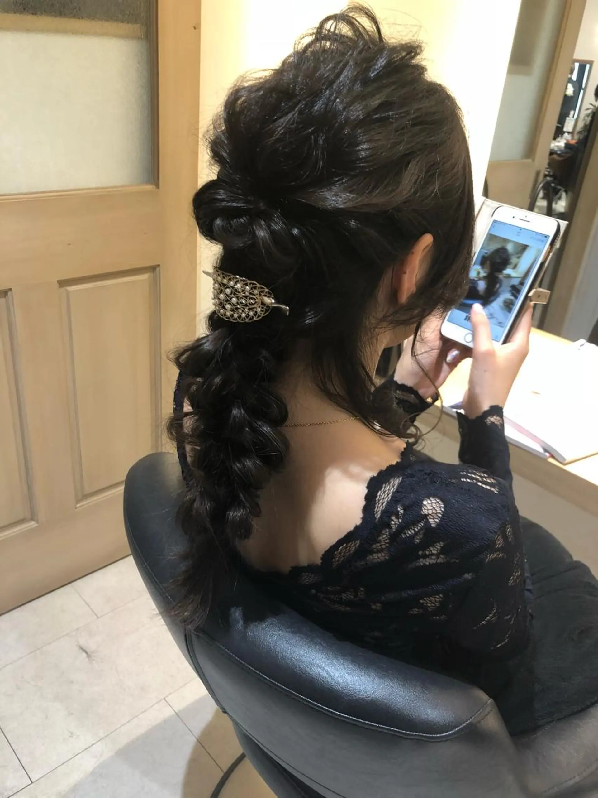 ロング ヘアアレンジ 自宅での再現性👌 溝の口/中裕樹のヘアスタイル