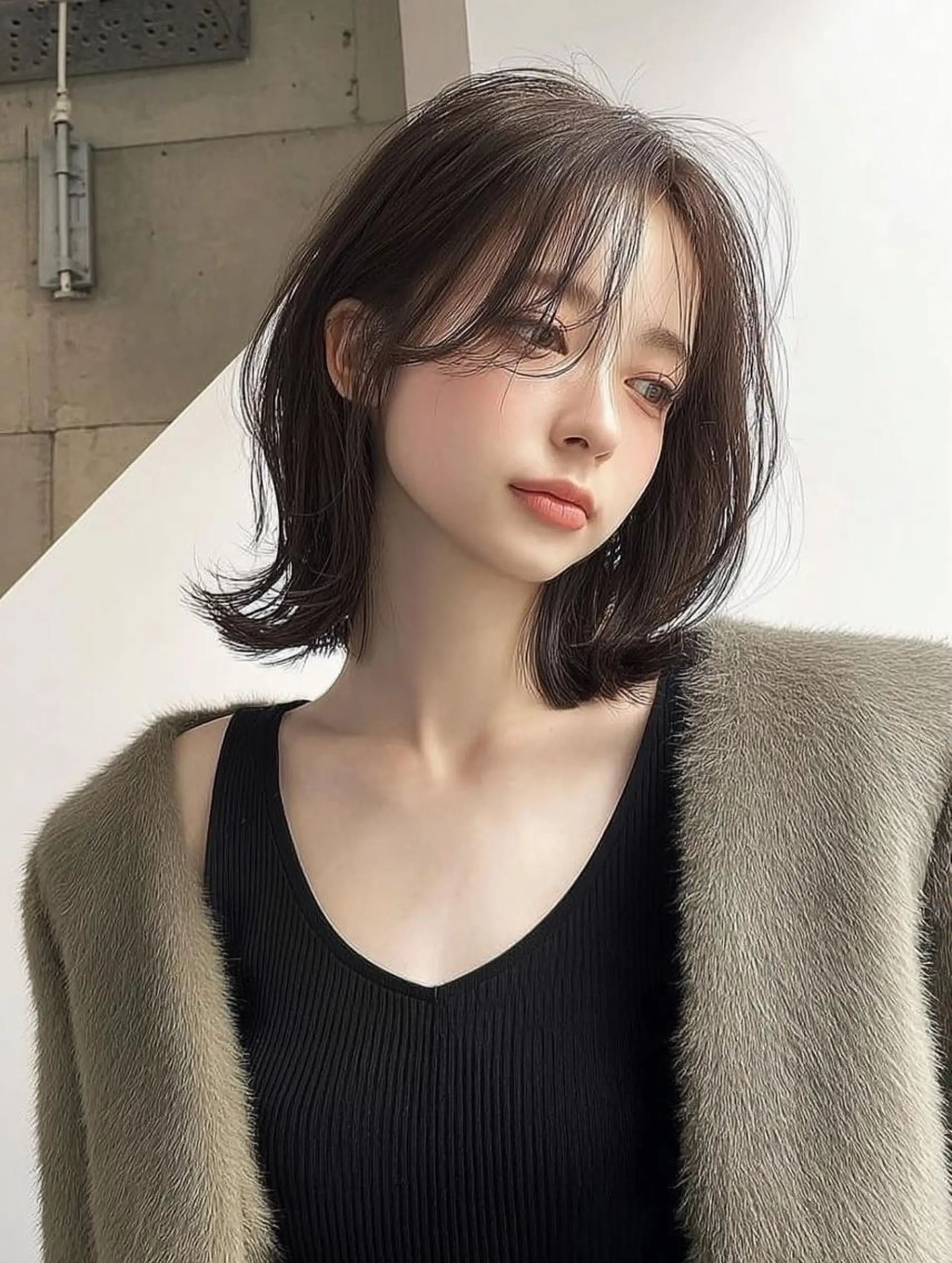 セミロング ヘアアレンジ セミロングパーマ ボブ 髪質改善 似合わせカット 縮毛矯正 カット ヘアカラー レイヤー／Wカラー ／マッキーのヘアスタイル