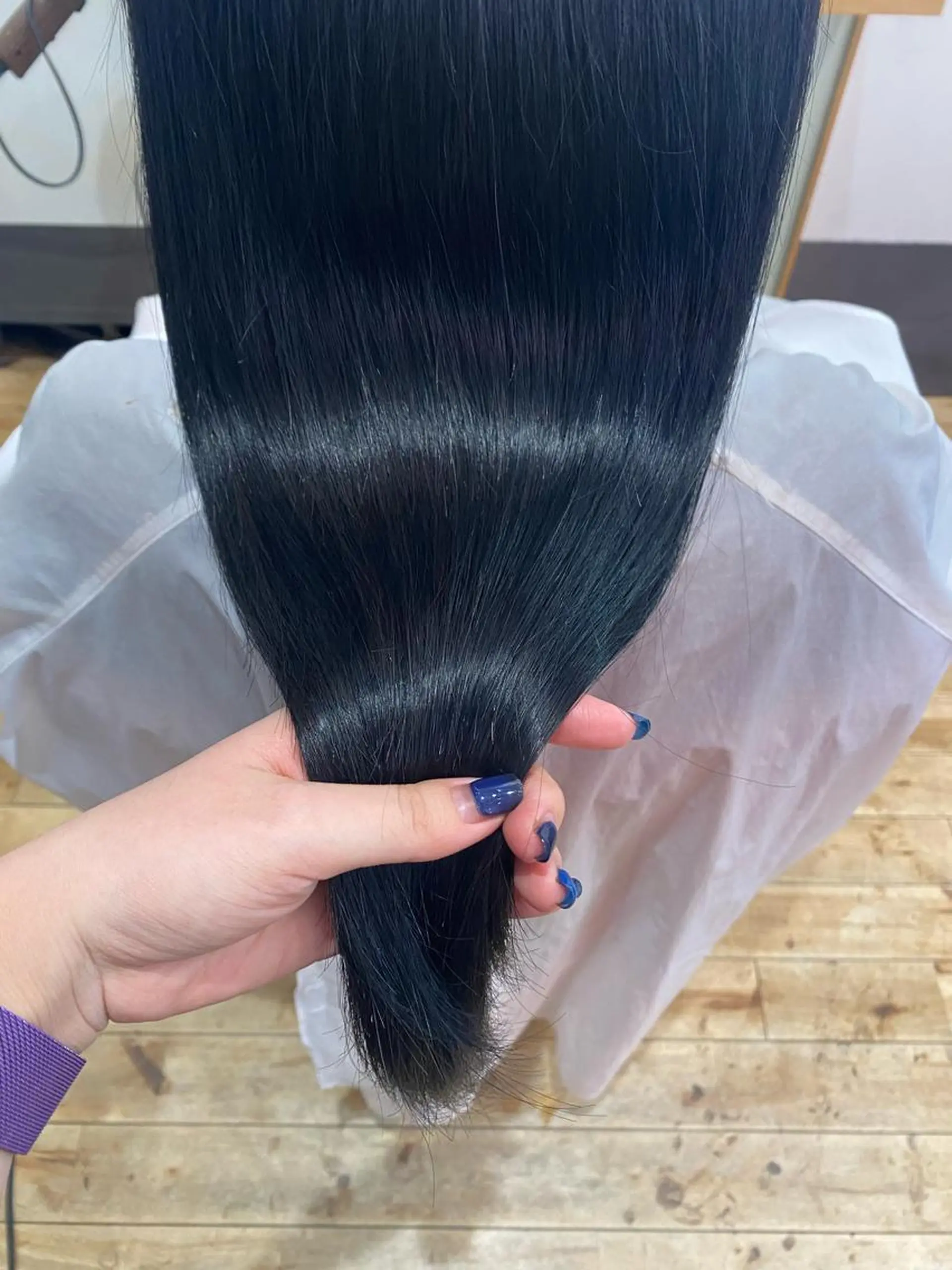 ロング カラー ヘアアレンジ 髪質改善 トリートメント カット 縮毛矯正 ｱｵﾇﾏﾐﾕ☁️ /ボブ/ハイトーン/のヘアスタイル