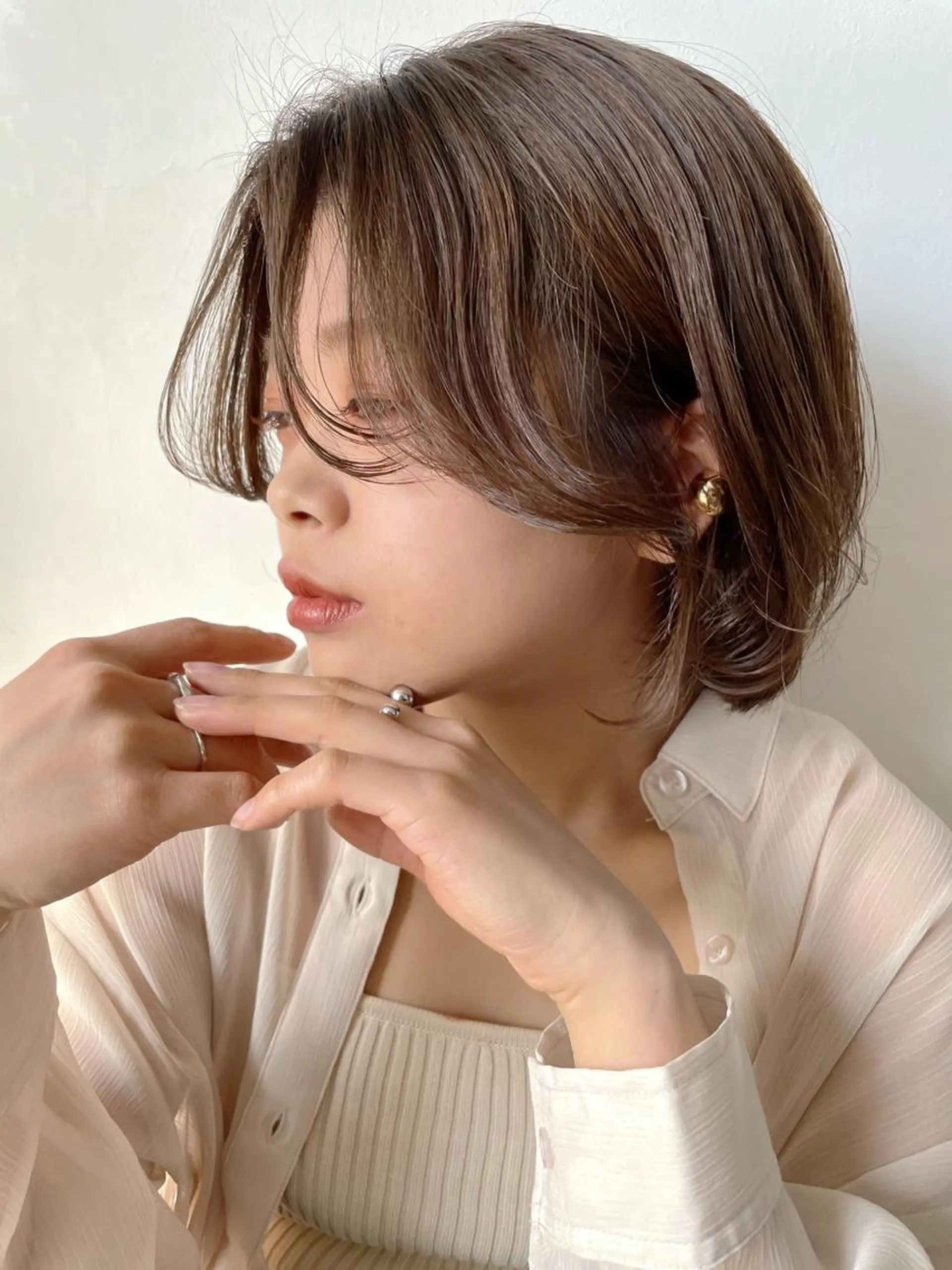 ショート カラー ボブ タンバルモリ 韓国風ヘア カット ヘアカラー 🐶伊藤 弘夢🐶のその他イメージ