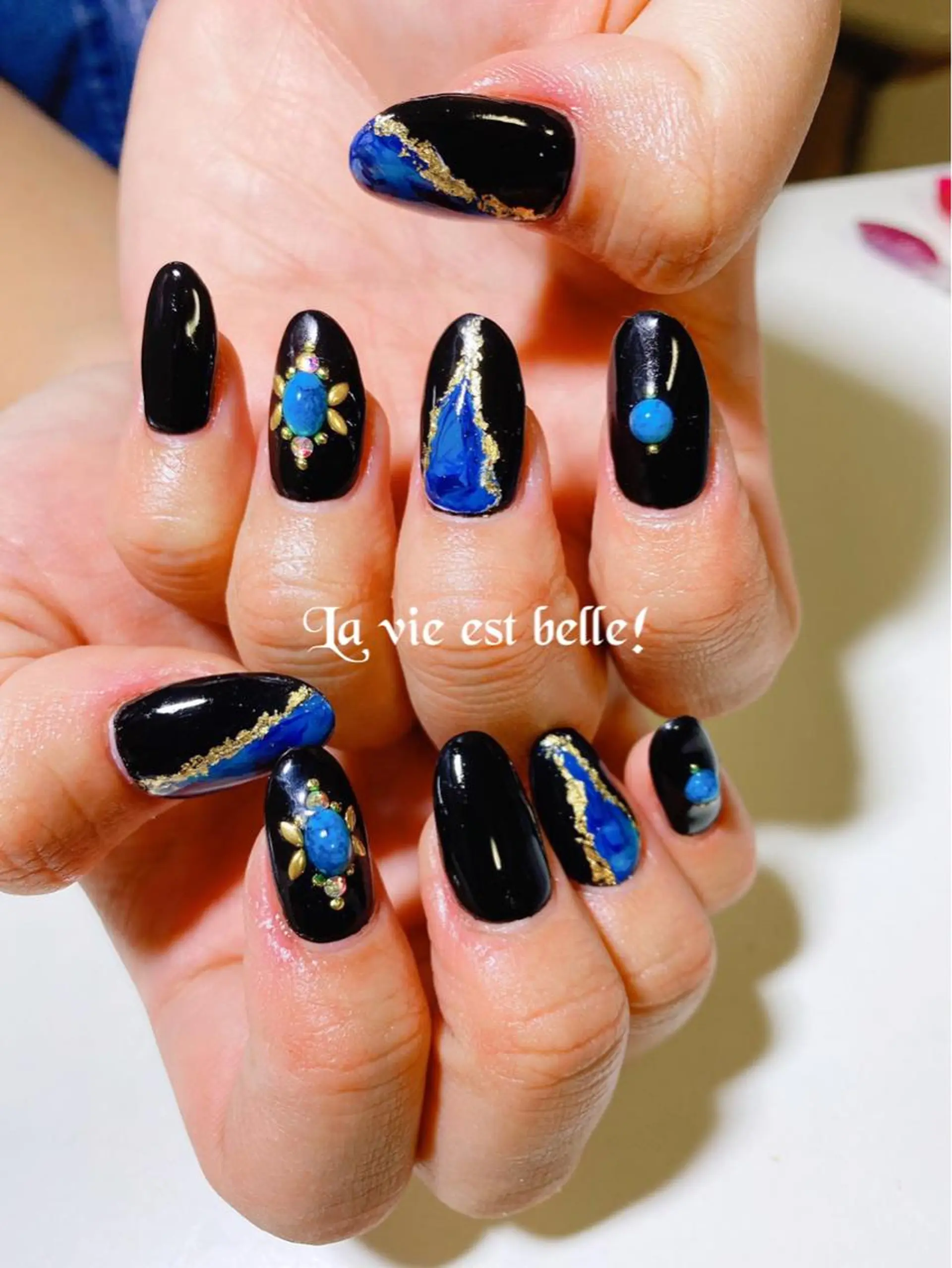 ネイル スカルプネイル アトリエ ラヴィエベルのネイルデザイン