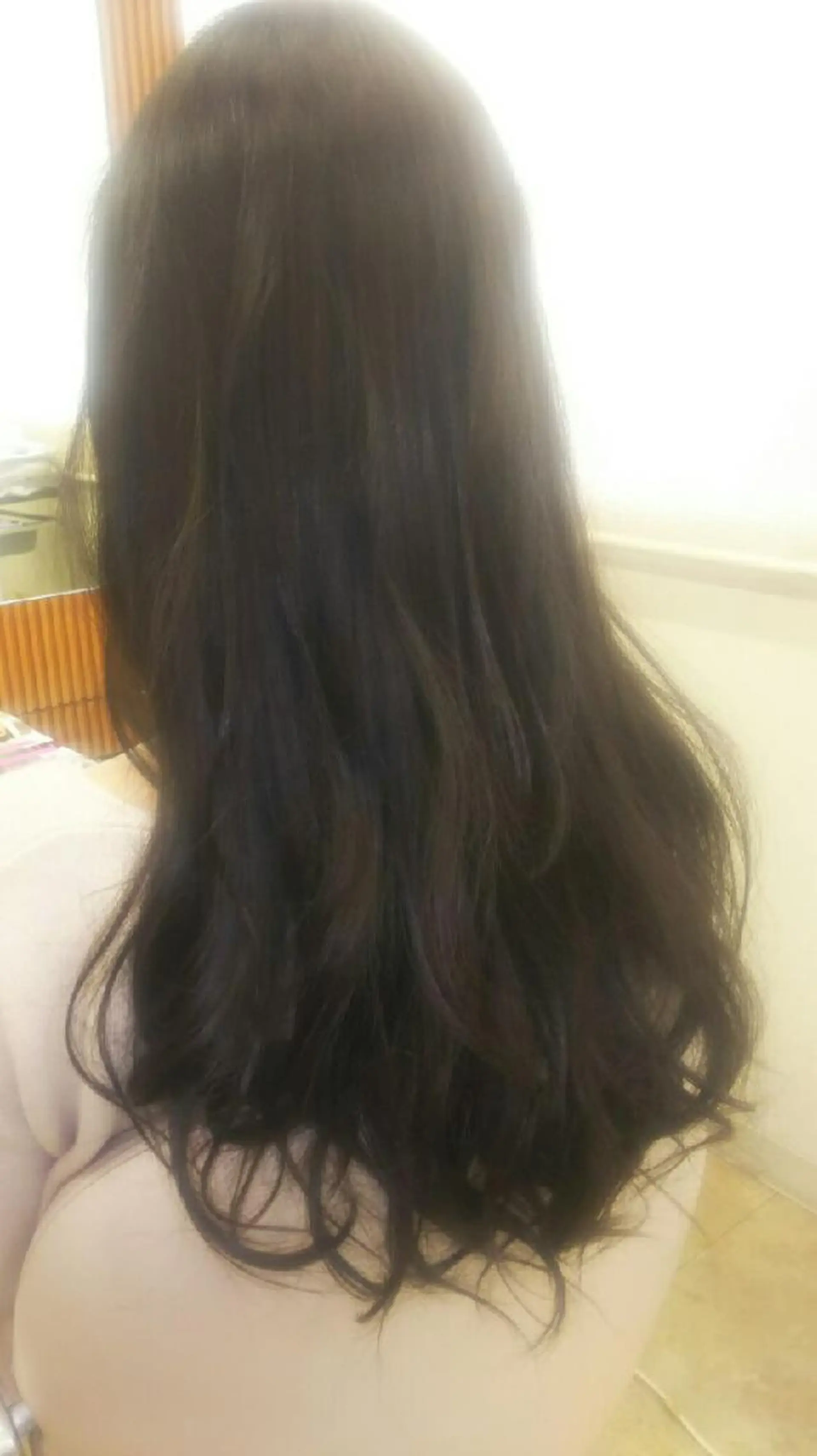 ロング カラー パーマ アッシュ 脇田 雄大のヘアスタイル