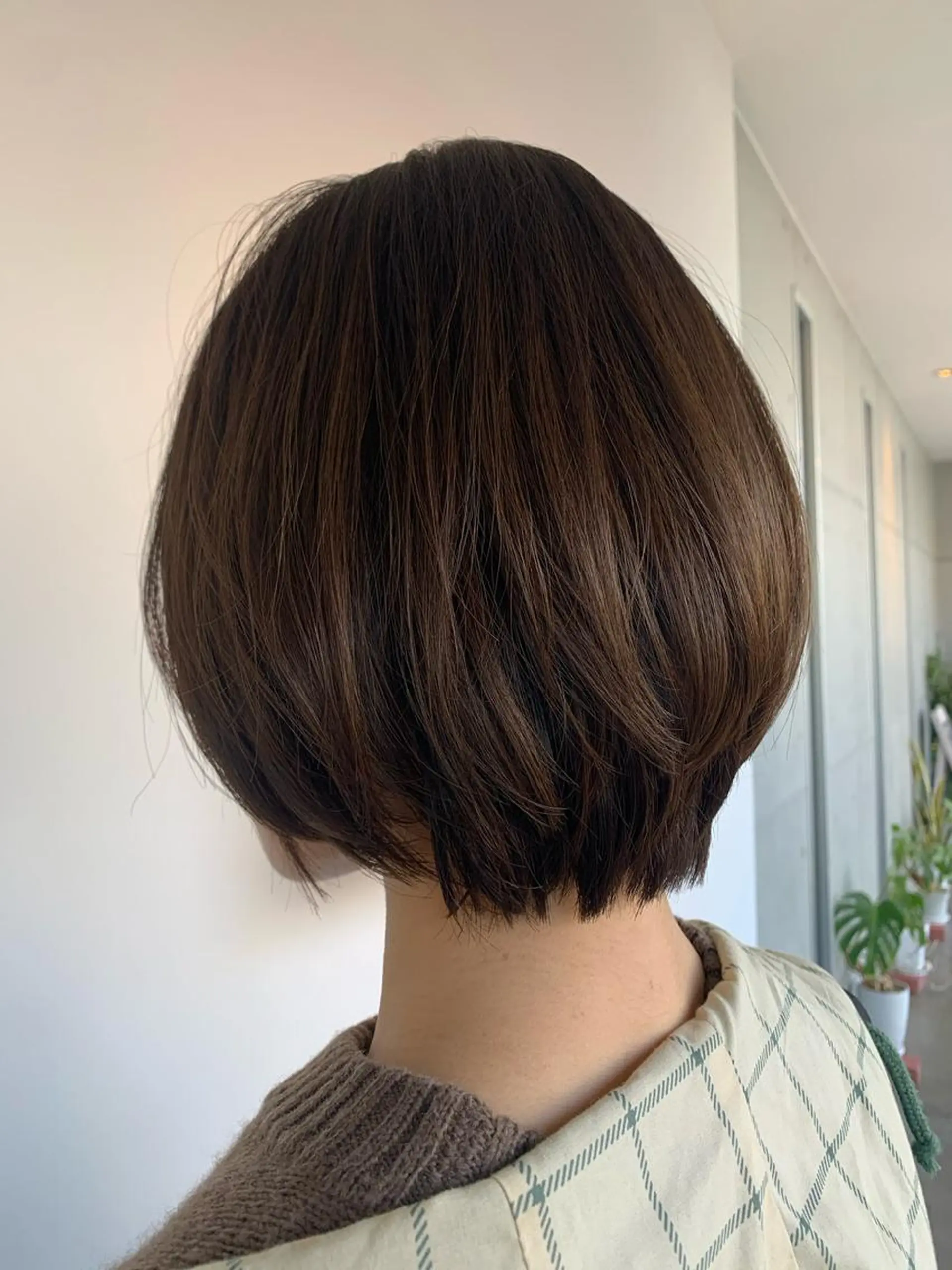 カラー ベージュカラー オリーブベージュ おせ ちさとのヘアスタイル