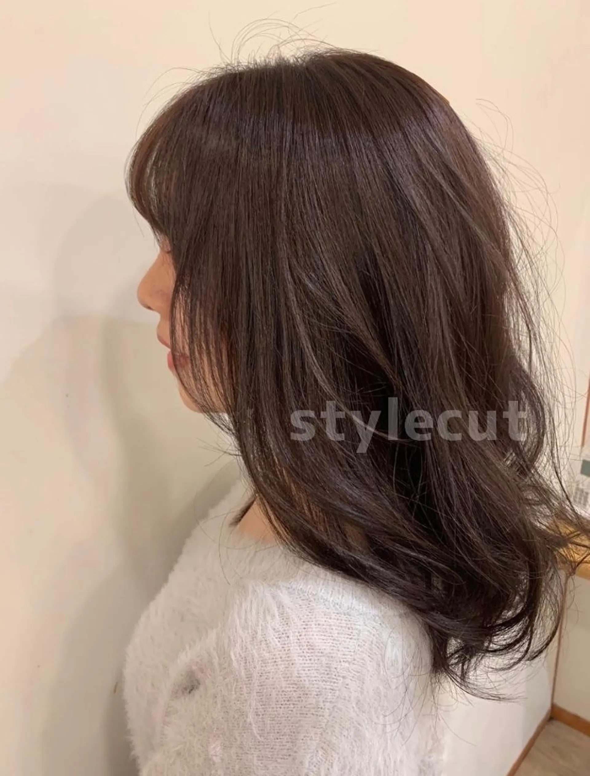 セミロング 似合わせカット カット パーマ F-LILA (リラ)Ainaのヘアスタイル