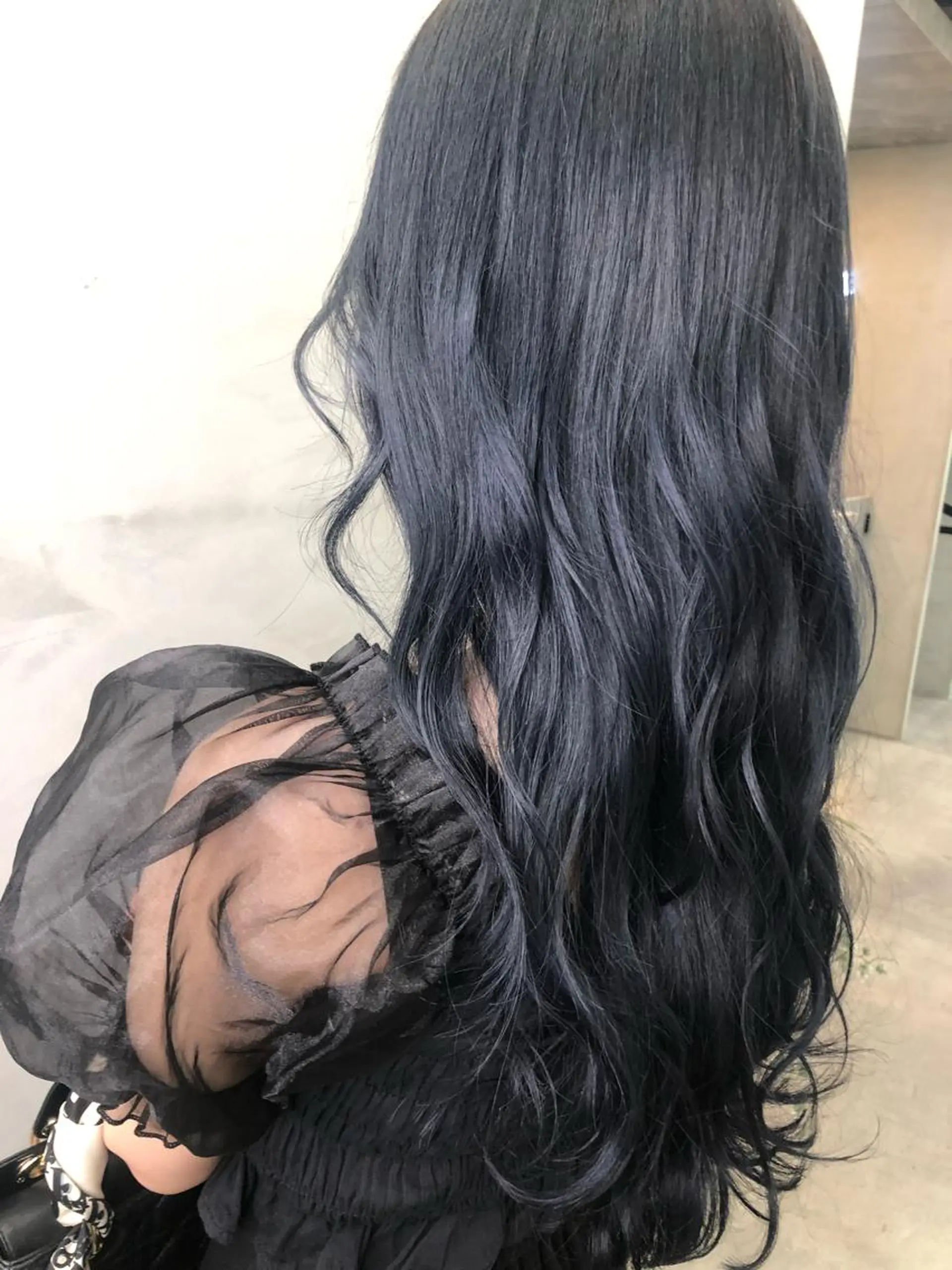 ロング カラー カット ヘアカラー トリートメント マンツーマン／韓国 ヘア‎Amiのヘアスタイル