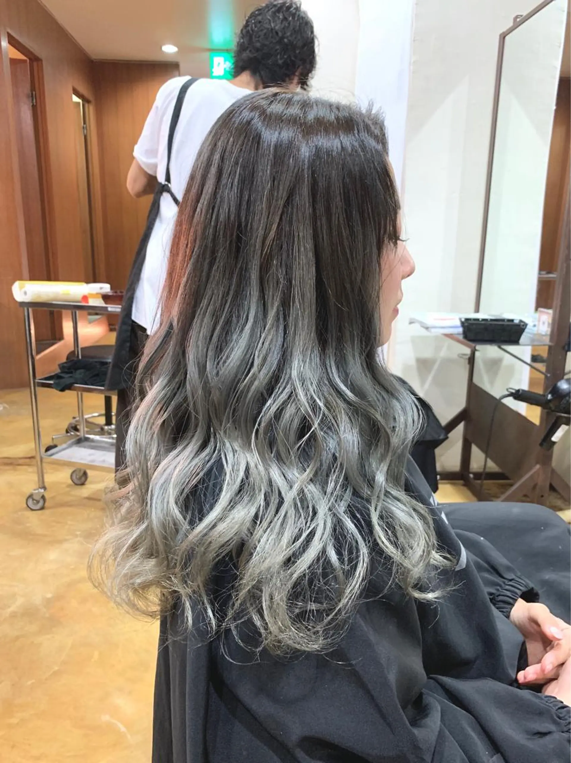 ロング カラー 韓国レイヤーカット★ 小林大樹のヘアスタイル