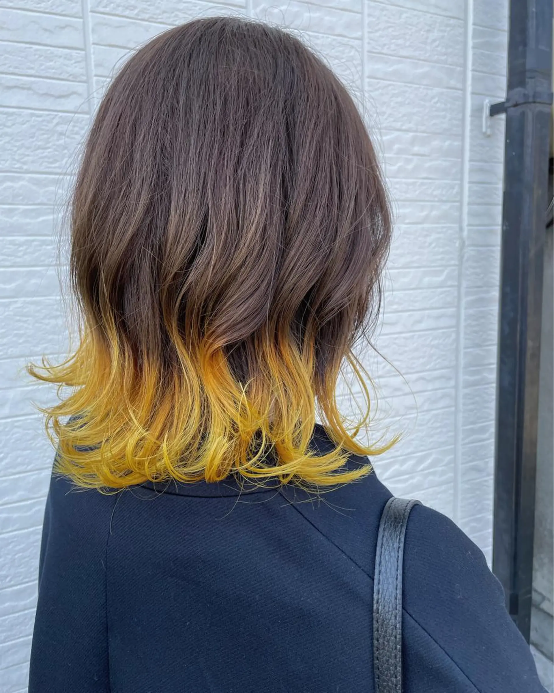 ミディアム カラー しらはま ようこのヘアスタイル