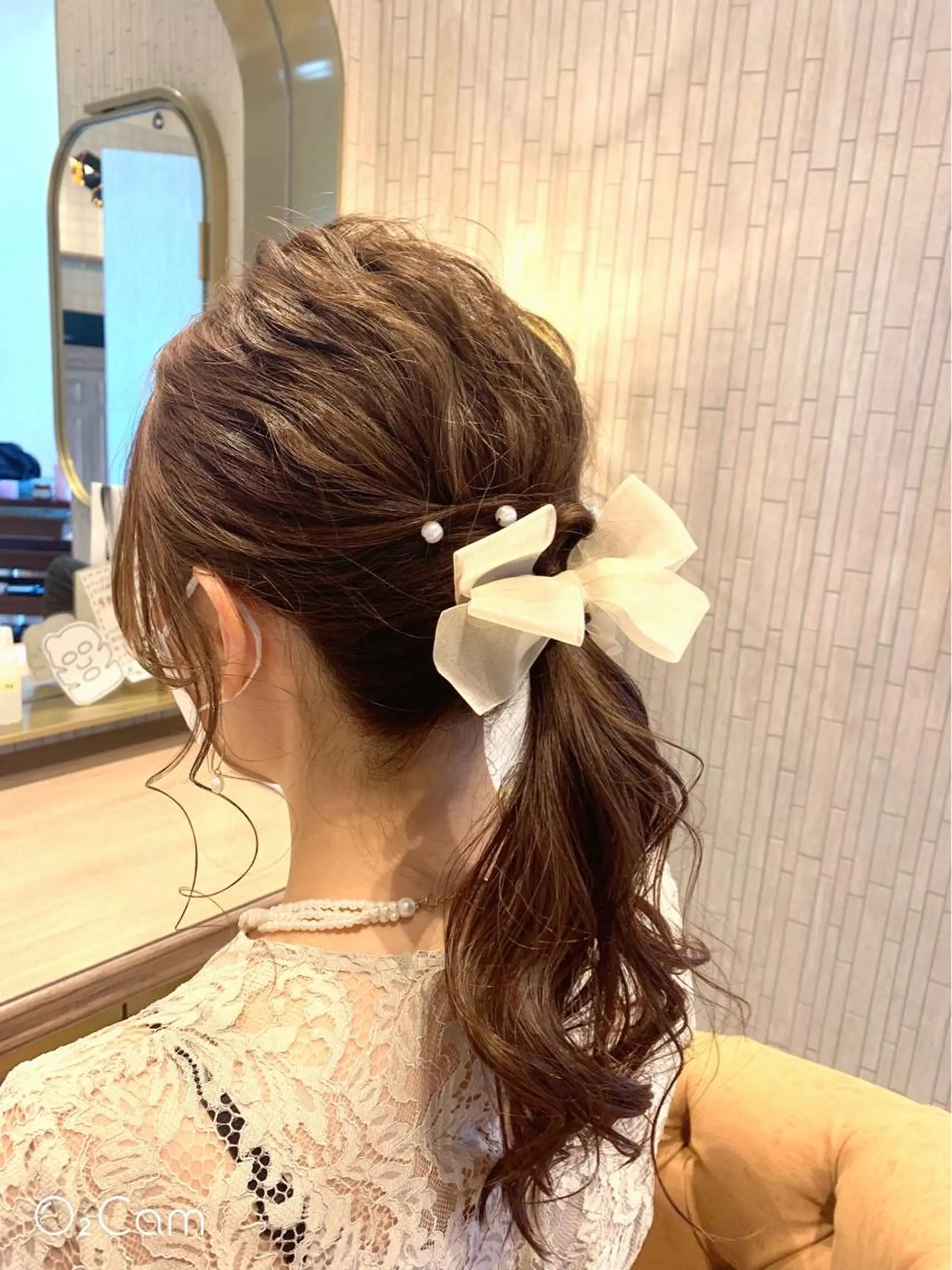 ヘアアレンジ 簡単アレンジ Aya/四条烏丸/ インナーカラーのヘアスタイル