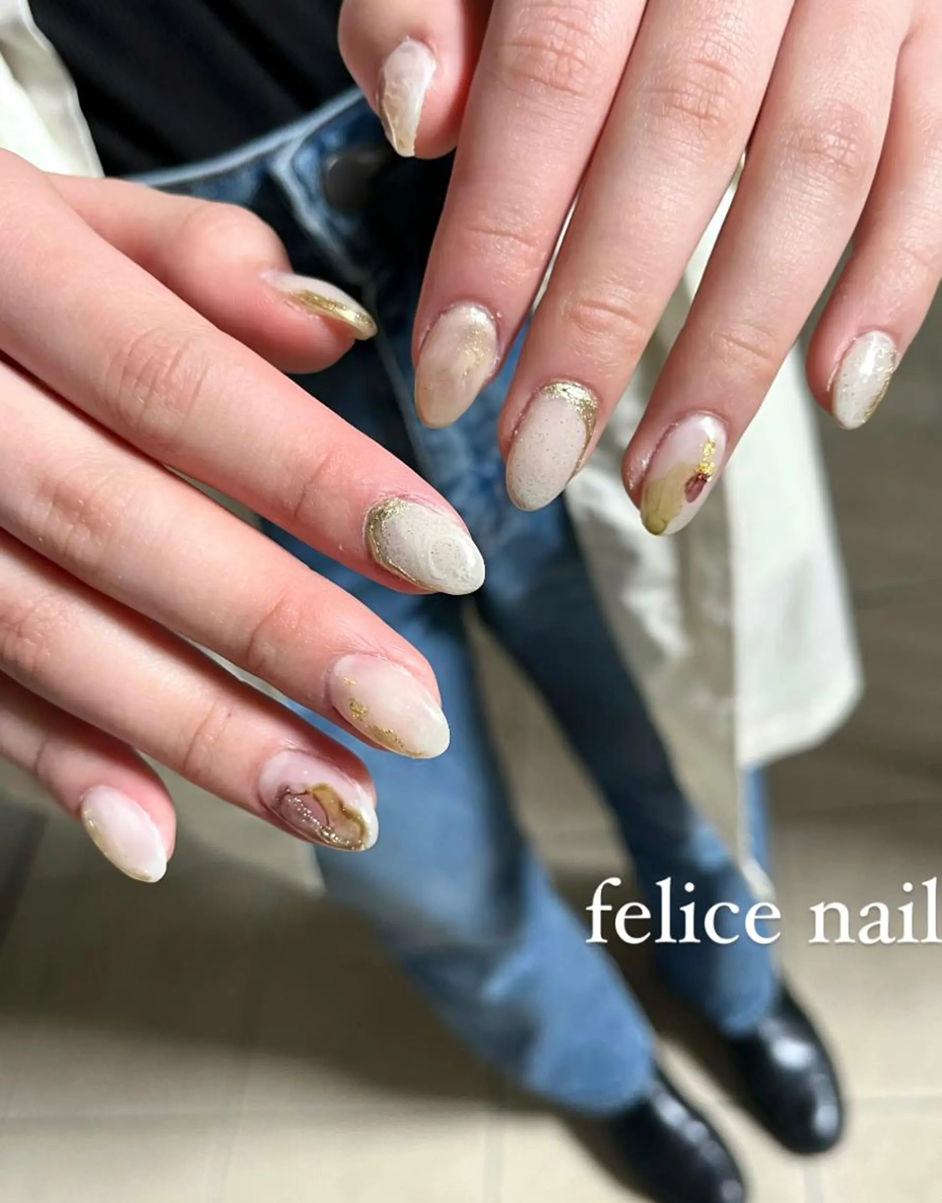 ネイル ニュアンスネイル felice nailのネイルデザイン