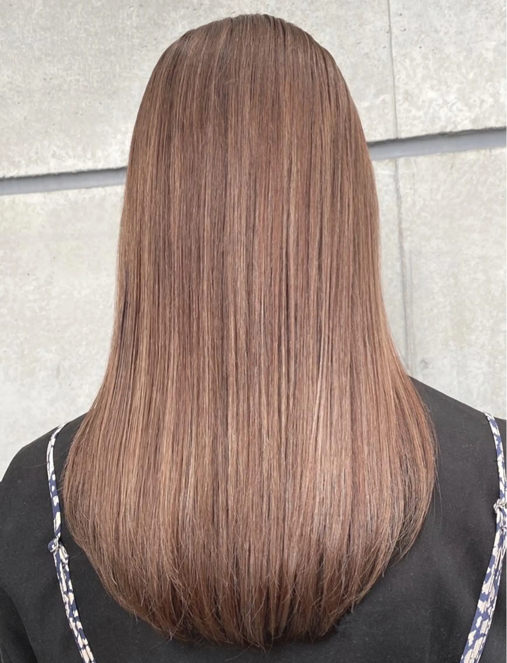 セミロング ハイライト カット ヘアカラー トリートメント 愛されヘア♪ 大森春奈のヘアスタイル