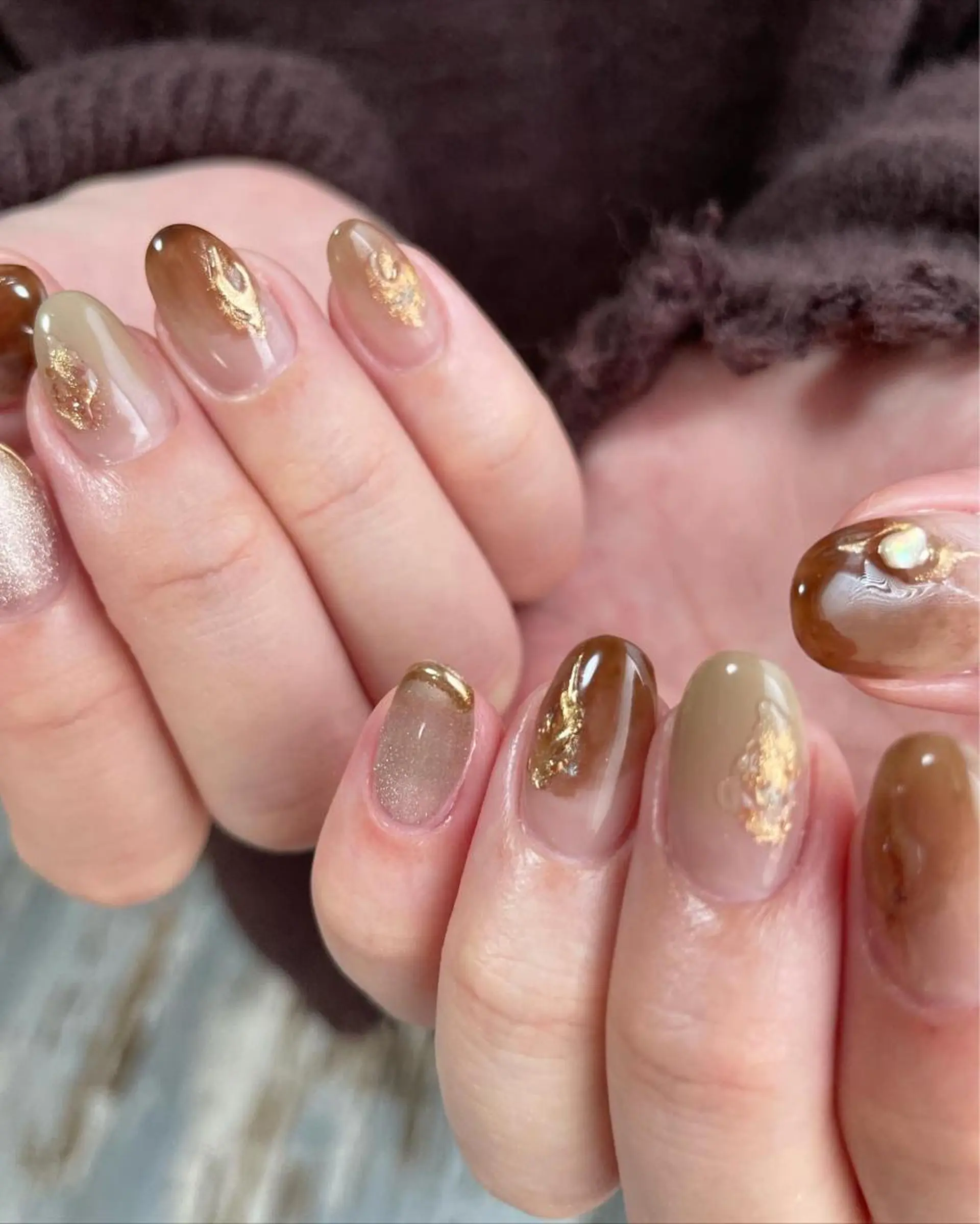 ネイル ハンドネイル 𝑡𝑖𝑎𝑚𓂃 きむらゆきののネイルデザイン