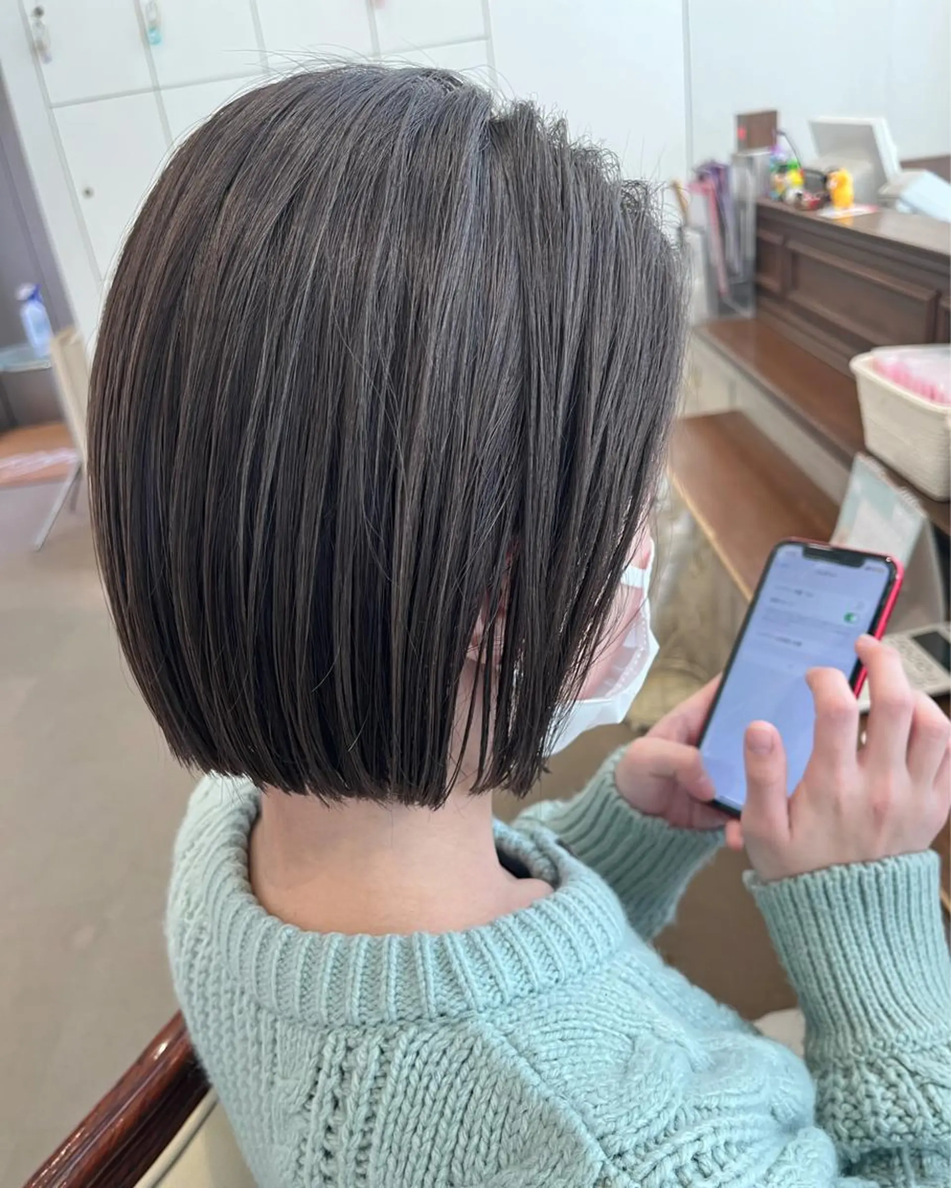 ショート カラー ハイライトカラー ボブ ハイライト サソウ ユリエ🥥のヘアスタイル