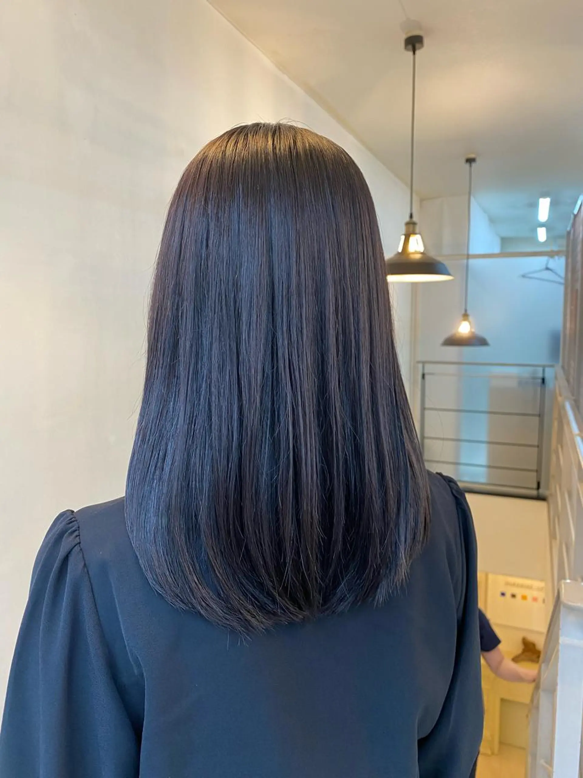 セミロング パーマ 縮毛矯正 トリートメント 統括マネージャー/ 髪のドクター/前原悟のヘアスタイル