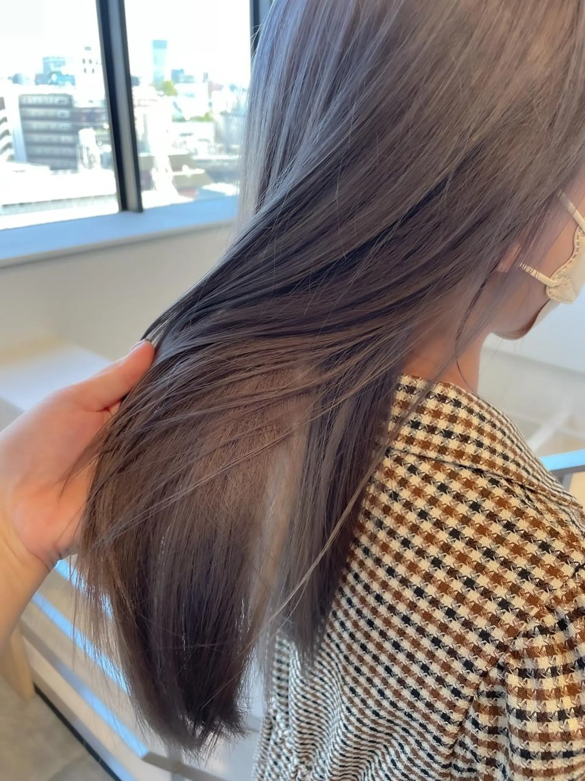 ミディアム カラー ヘアアレンジ ミニボブ/ブリーチ 🌈MISATOのヘアスタイル