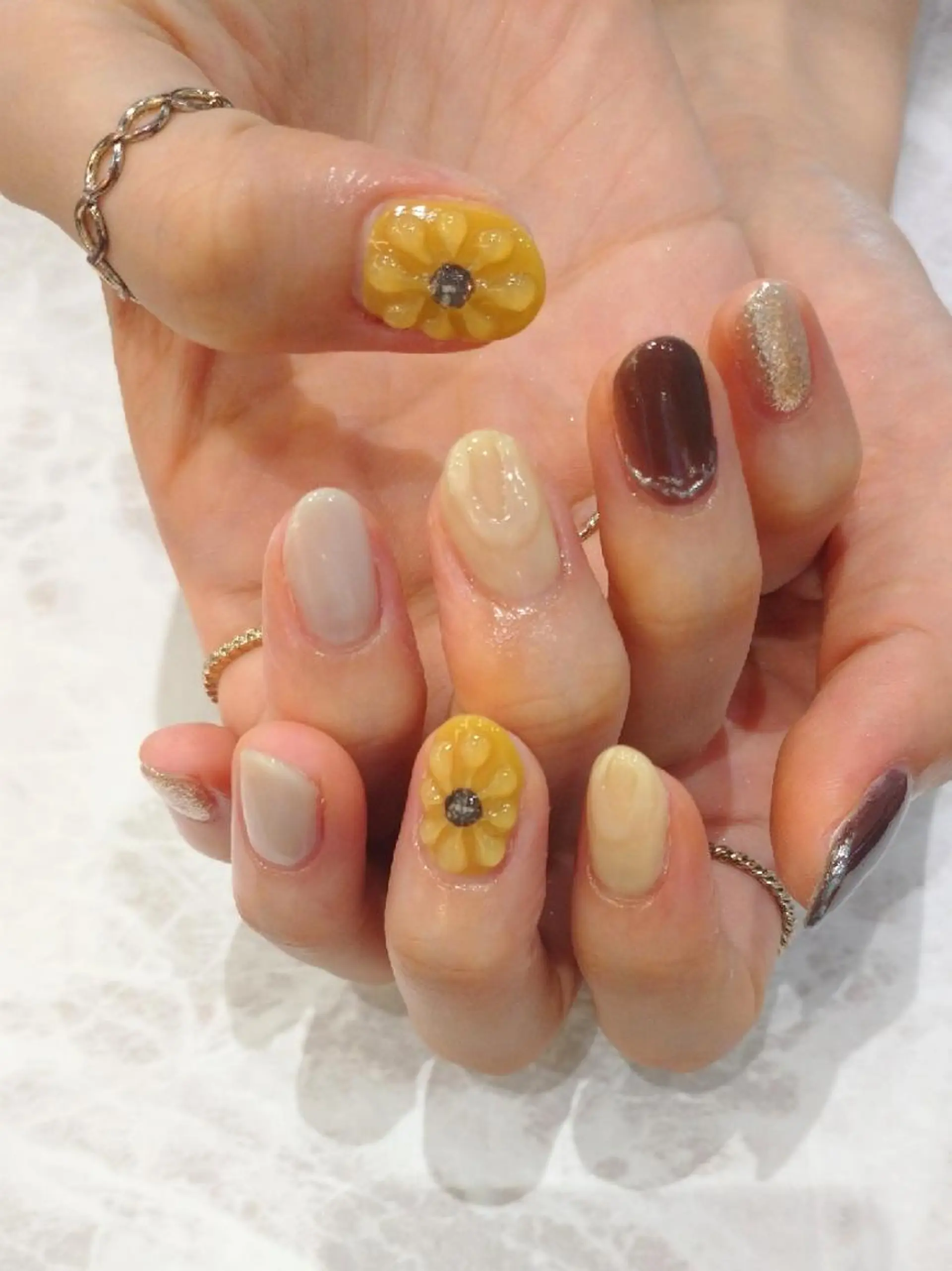 ネイル 持ち込み ハンドネイル 會田 瑠衣のネイルデザイン