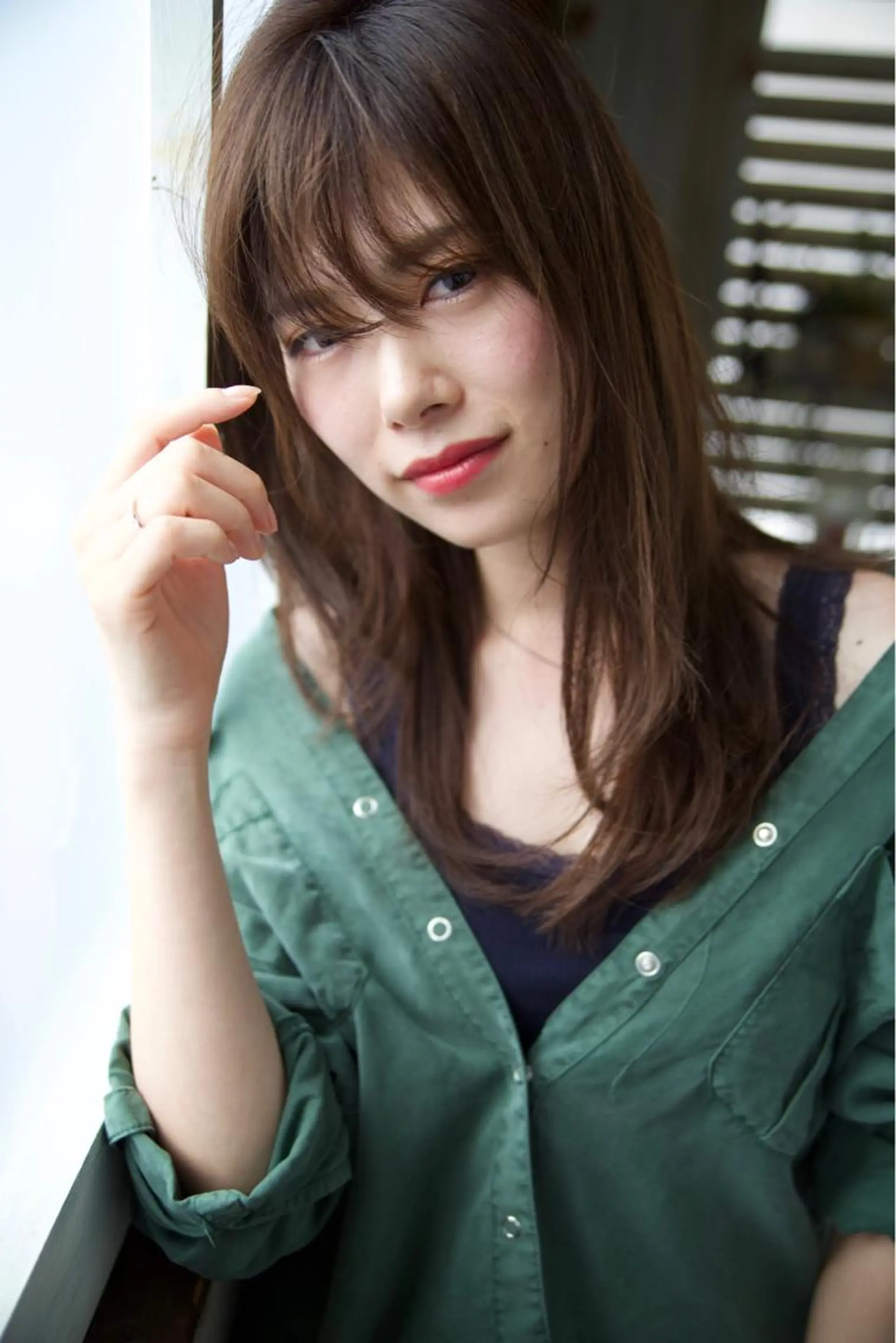 セミロング カット 縮毛矯正 トリートメント クレドガーデン 柏のヘアスタイル